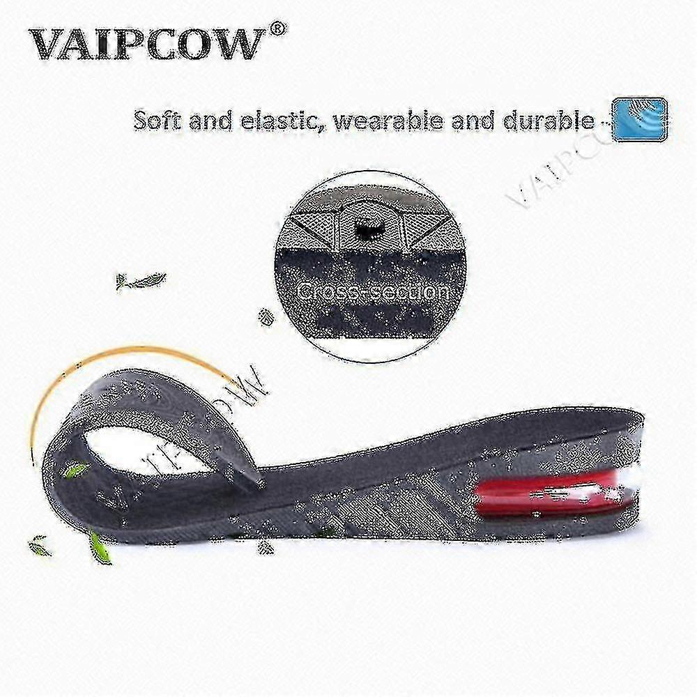 Discreet Height Boosting Insole - 3cm to 9cm Adjustable Lift for Shoes