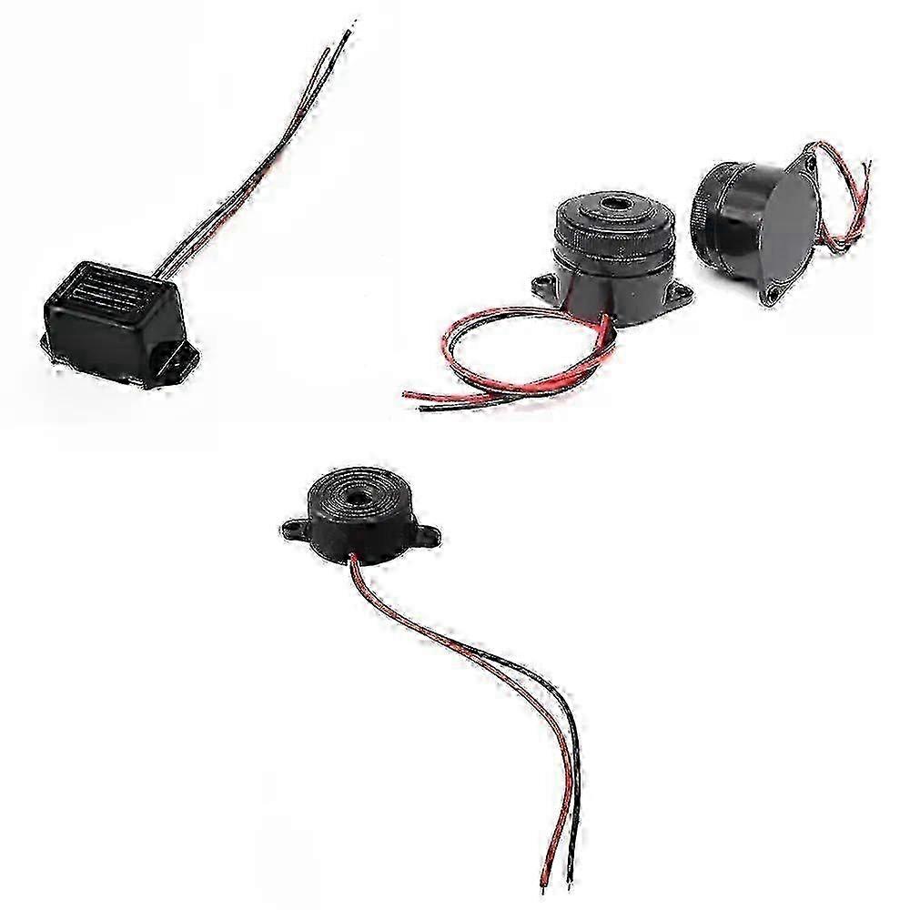 75-100dB Alarm High-decibel DC 3-24V 12V Electronic Buzzer Beep Alarm Intermittent Continuous Beep Anti-theft Horn Electronic