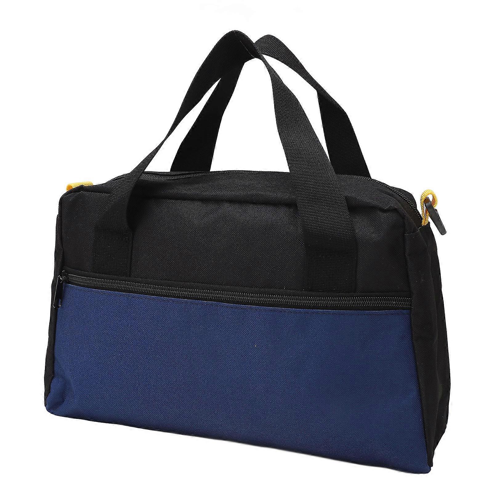 Heavy Duty Tool Bag Canvas Sturdy Large Capacity Portable Hardware Bag for Mechanic Electrician 14 Inch