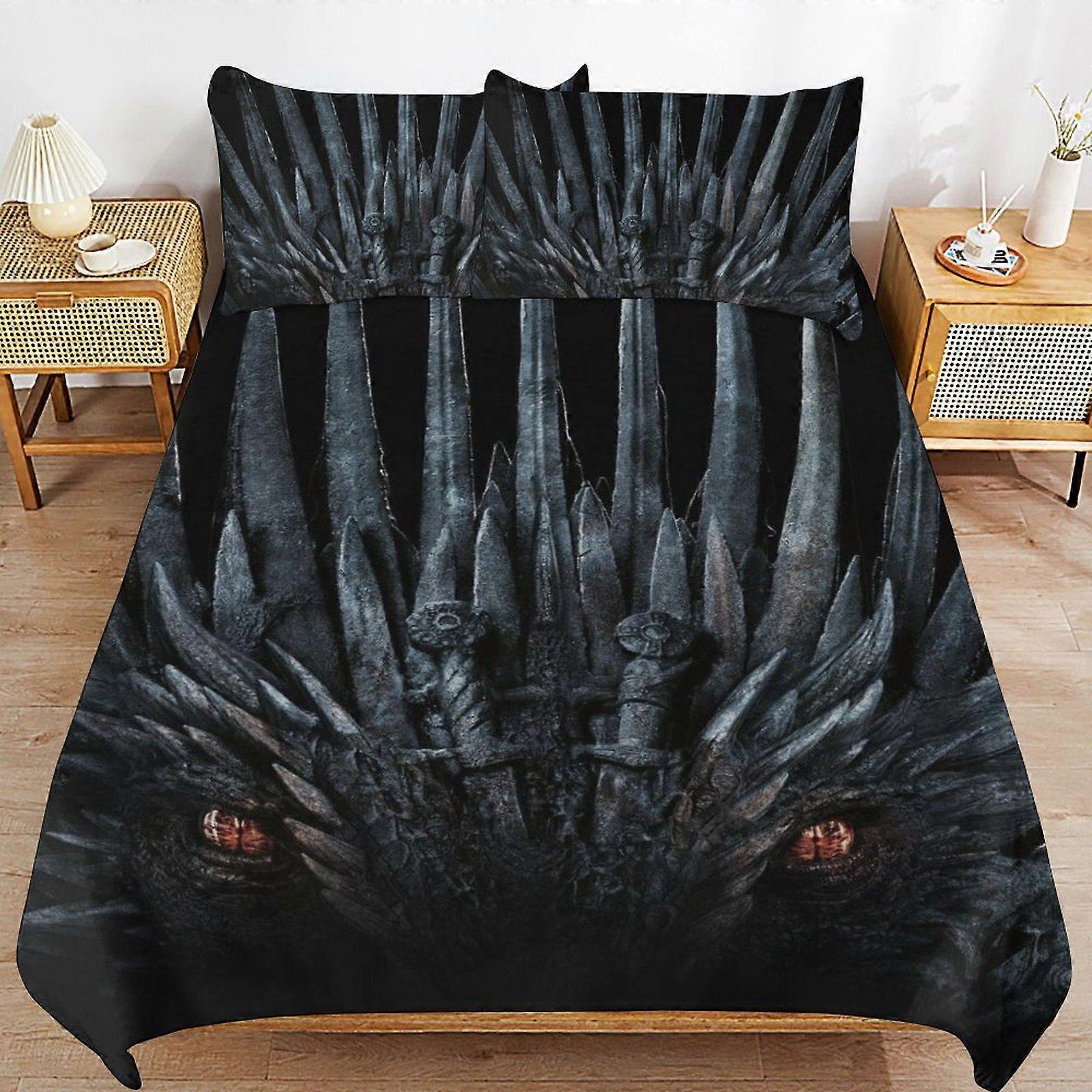 u274 Game of Thrones Breathable Soft Surface Comfortable Texture Hotel Style Duvet Cover Sets with Zipper Closure n274