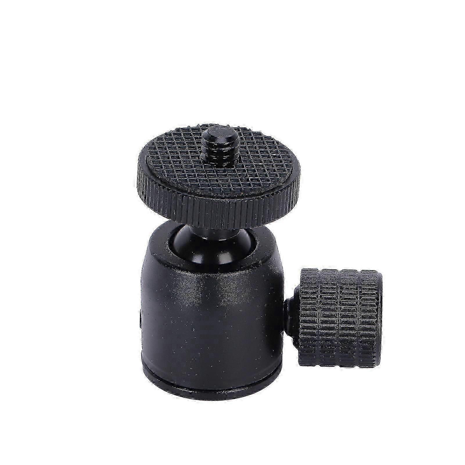 Mini Tripod Ball Head with 1/4 Inch Screw and Hot Shoe Mount Adapter for DSLR Camera Ring Light