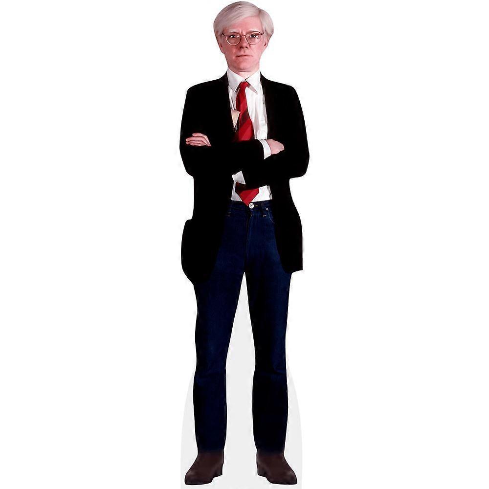 Andy Warhol (Suit) Cardboard Cutout (lifesize OR mini size). Standee. Stand Up.