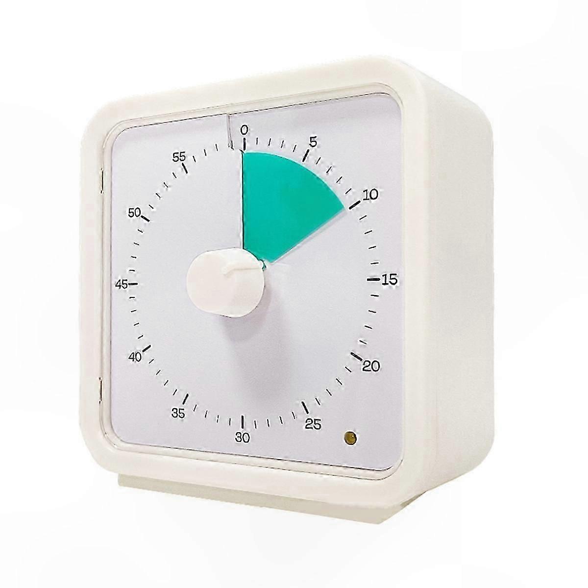 Visual Timer for Kids, 60-Minute Time Management Tool, Classroom Study Timer with Silent Operation, Green Pomodoro Timer