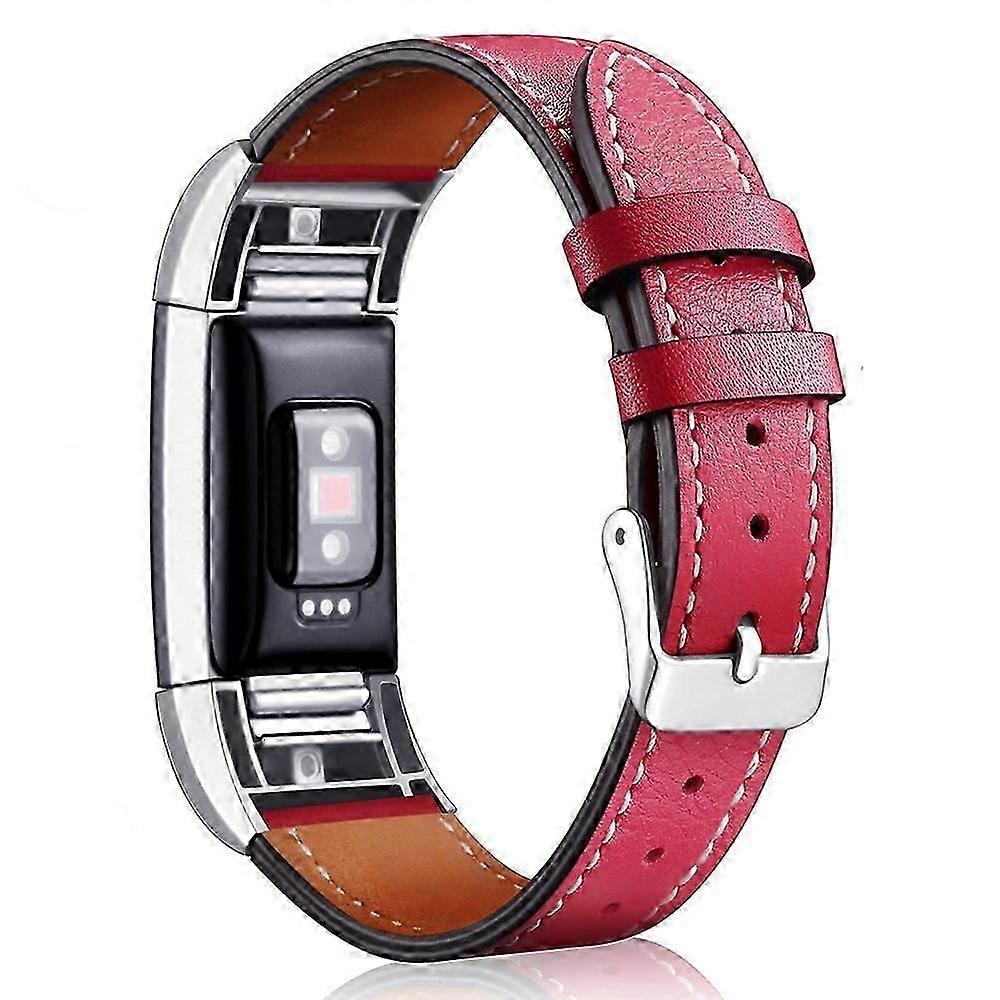 For Fitbit Charge 2 Genuine Leather Watch Band Replacement Wrist Strap Replacement