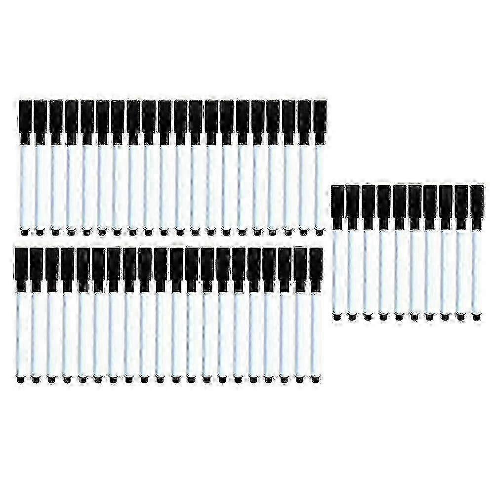 Water-Based Whiteboard Pens Set of 50 with Attached Erasers