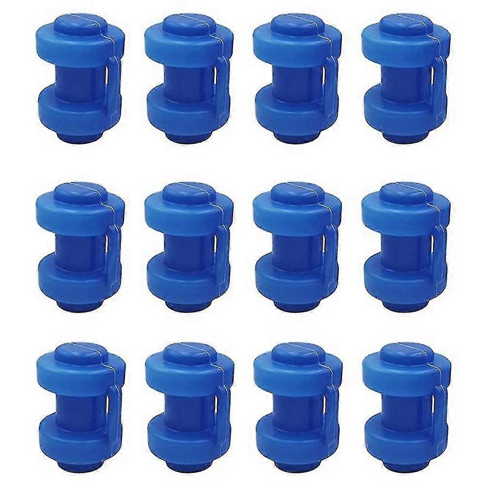 12 Pcs Trampoline Caps 25 Mm,trampoline End Caps For Attaching The Safety Net To The Net Poles Of T