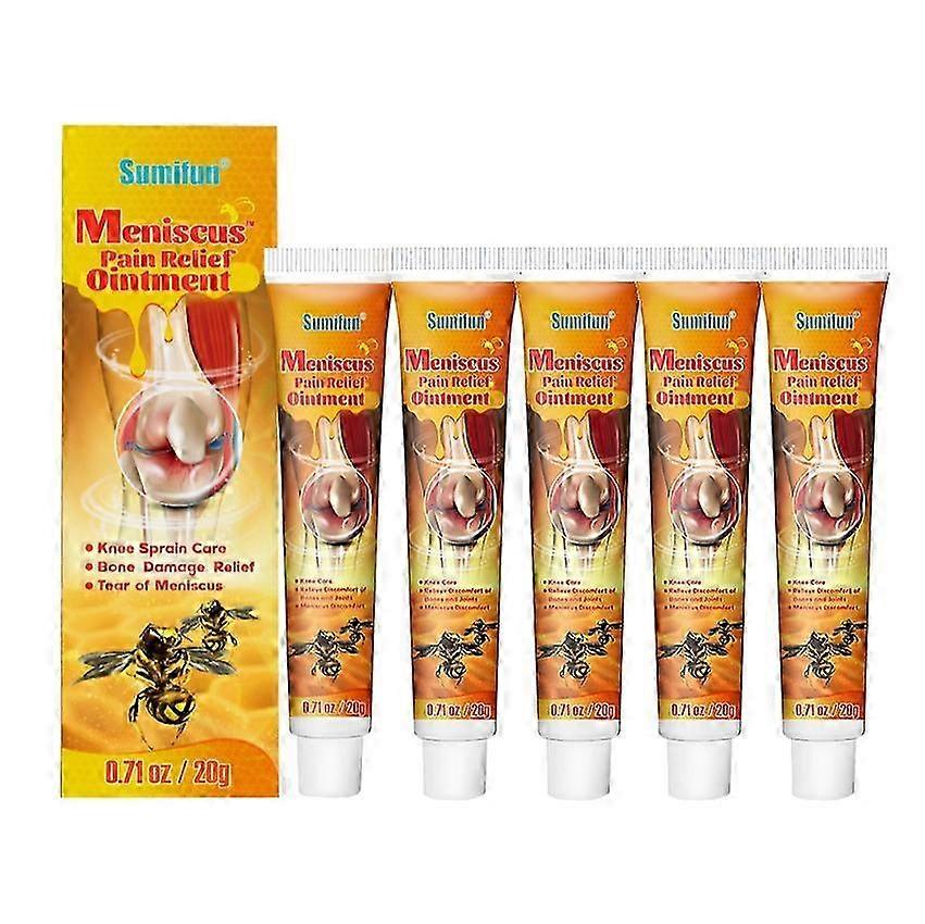 קרם להקלה על כאבי מניסקוס ומפרקים 1-5x - קרם עיסוי מקצועי לטיפול בכאבי כתף, ברכיים וגב תחתון