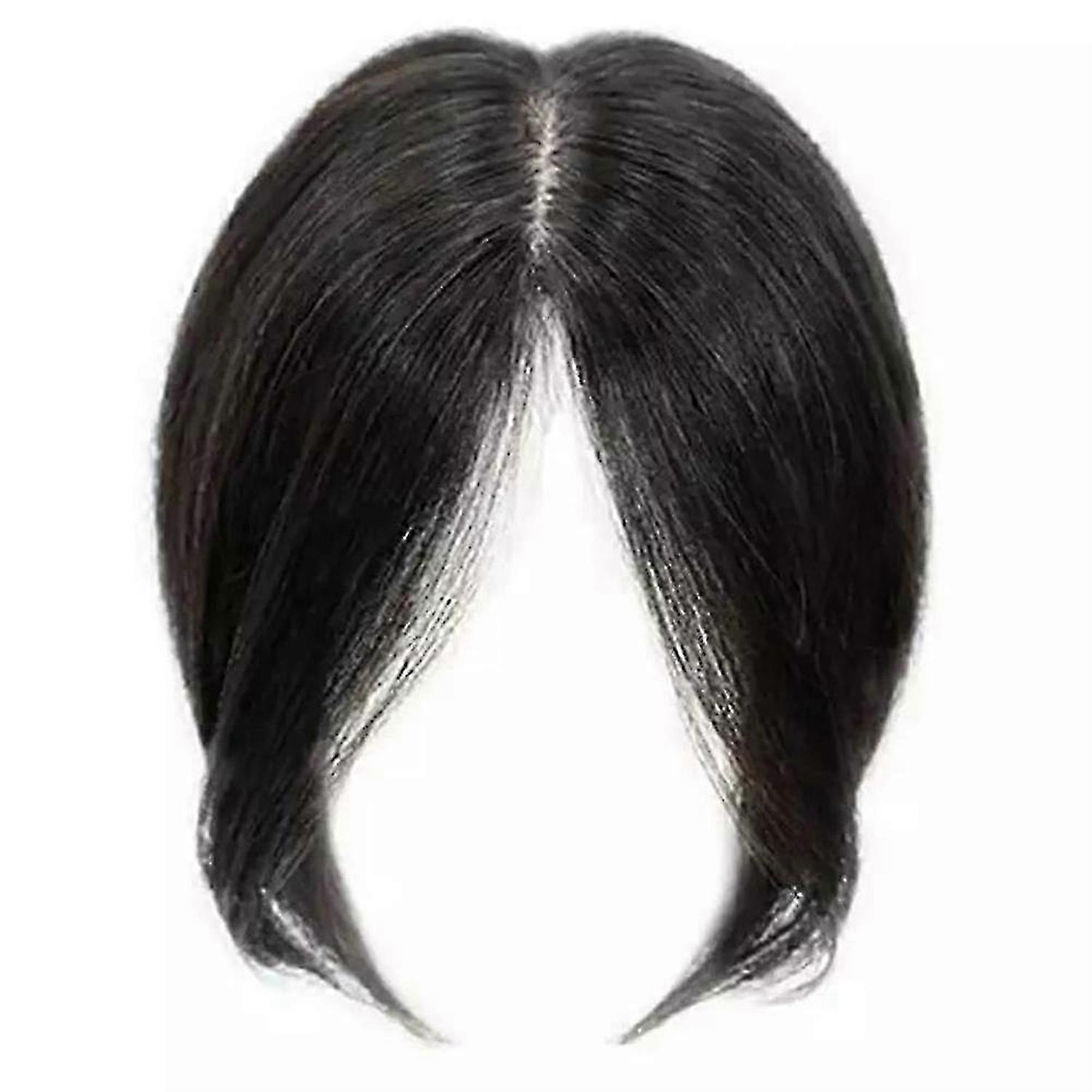 Real Topper Middle Side Part Cheveux Humains pour Femmes - Toppers Cheveux Naturels pour Cheveux Clairsemés