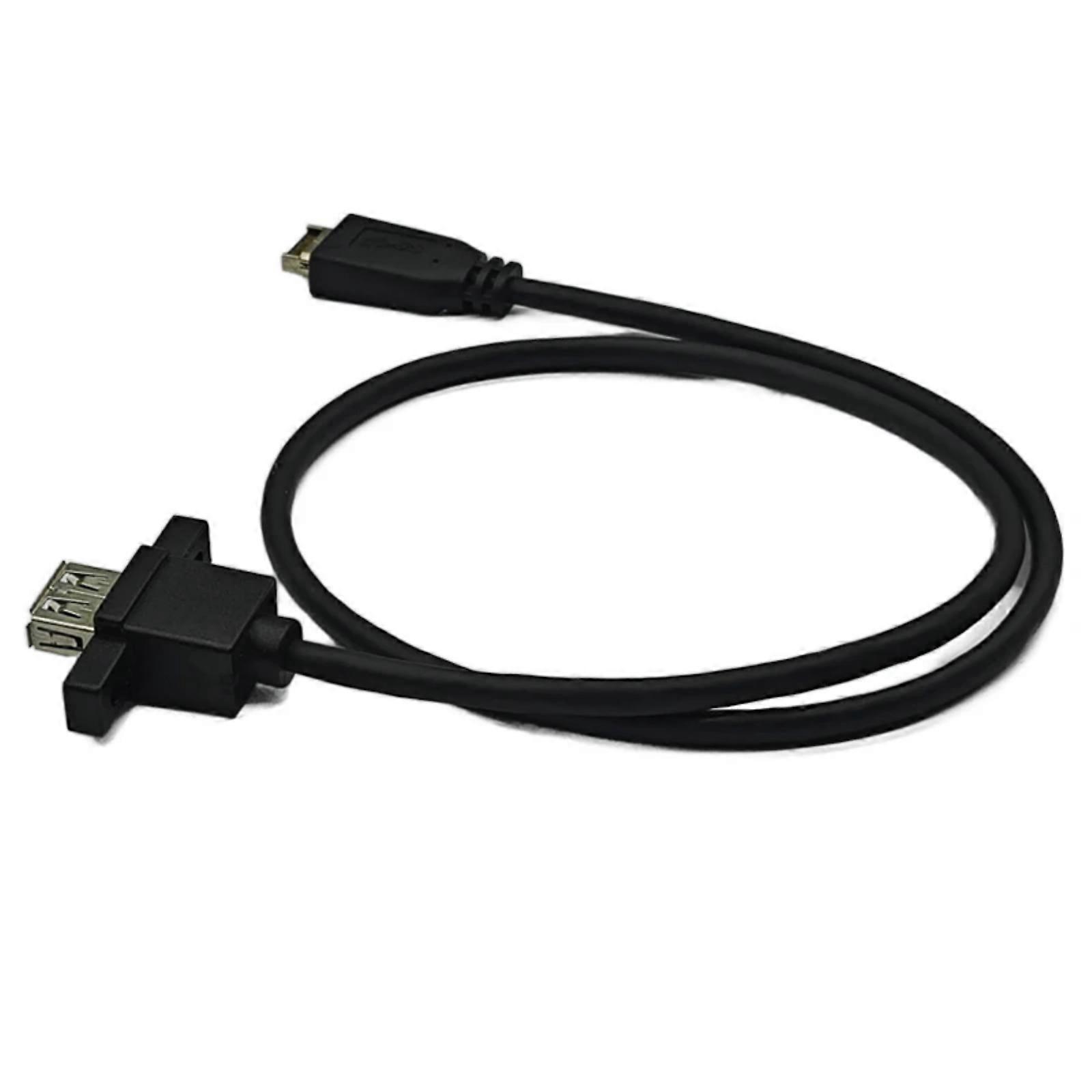 Fast Speed 20Pin TypeE to USB 3.2 Gen 2 Female Front Panel Adapter Cable for Fast Data Transfer Multicolor