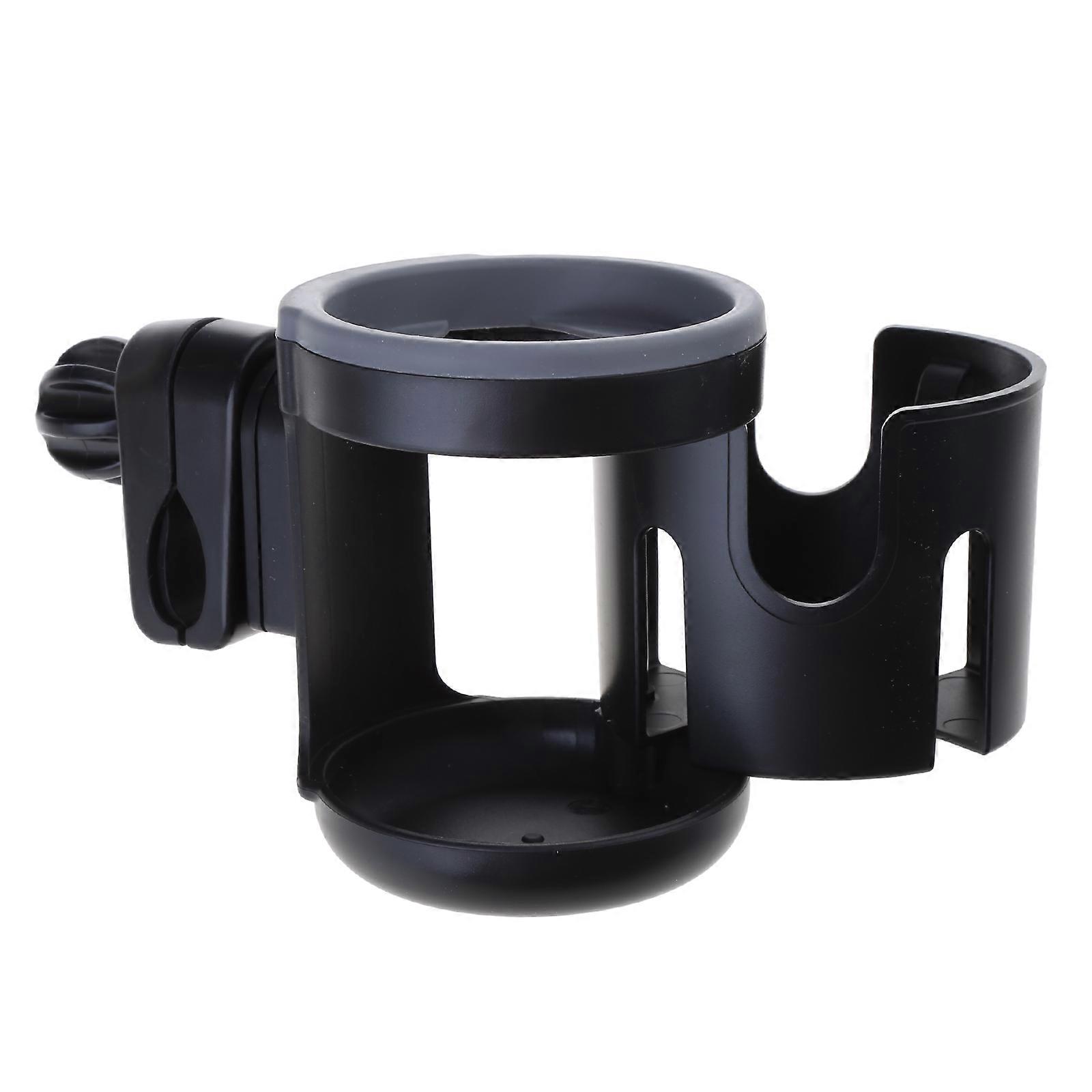 High-performance 2-in-1 Stroller Cup Holders for Babies Bottle & Parents Cup 360° Rotation Universal Design for Stroller Multicolor