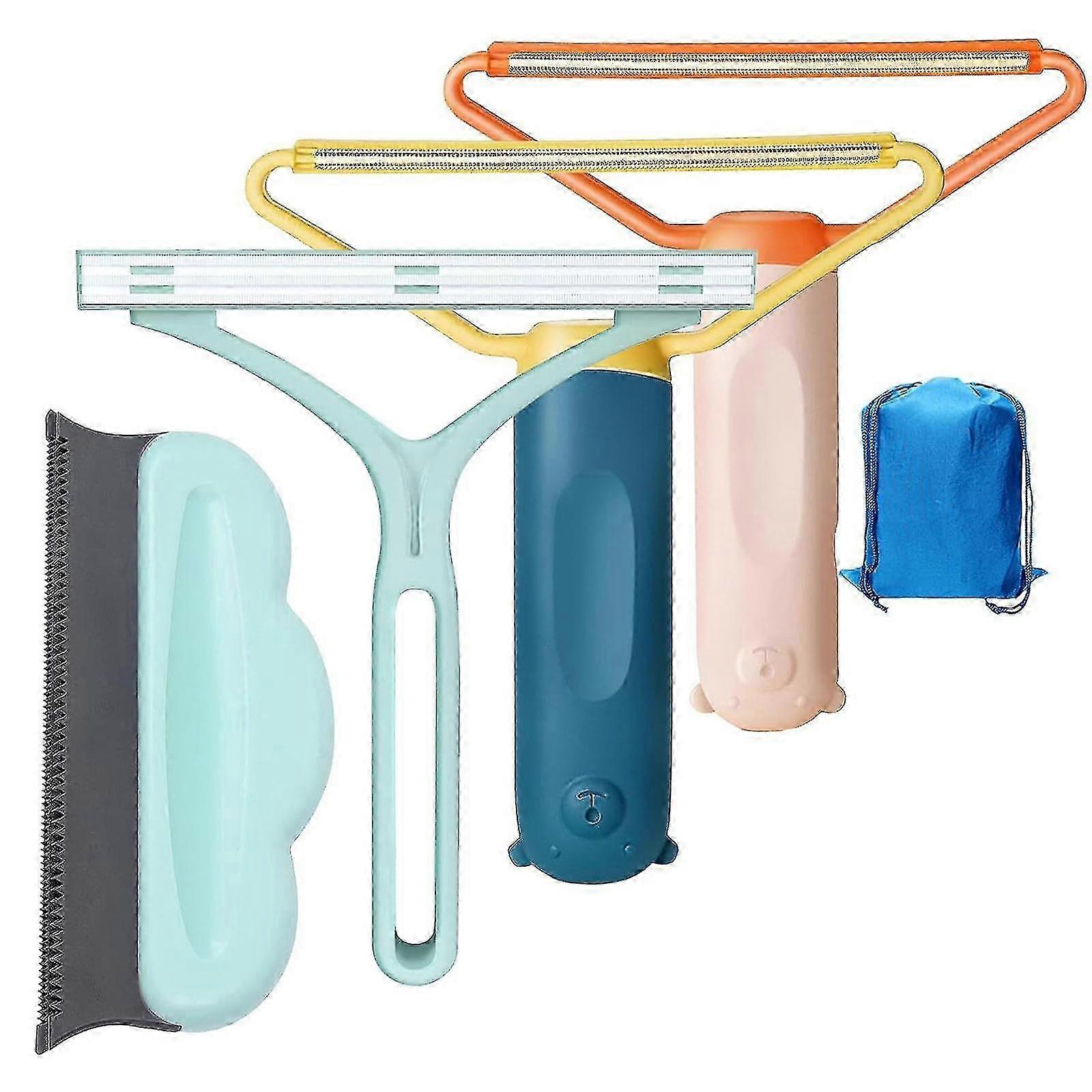 Portable Lint Remover Scraper Shaver Clothes Bobble Pet Fur Fuzz Reusable Roller