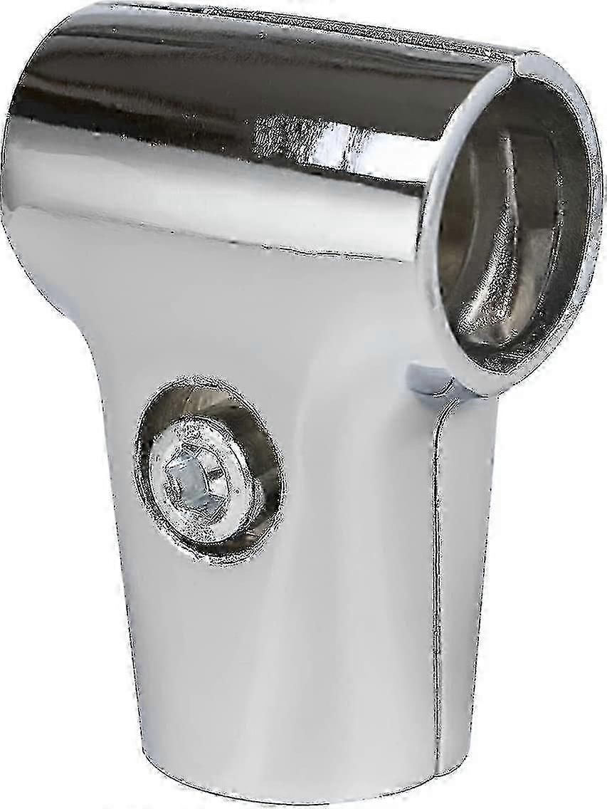 1 Piece Aluminum Alloy Connecting Joint Fixing Parts, 25mm Inner Diameter Silver For Round Pipe Frame, Scaffolding, Display Rack, Drying Rac