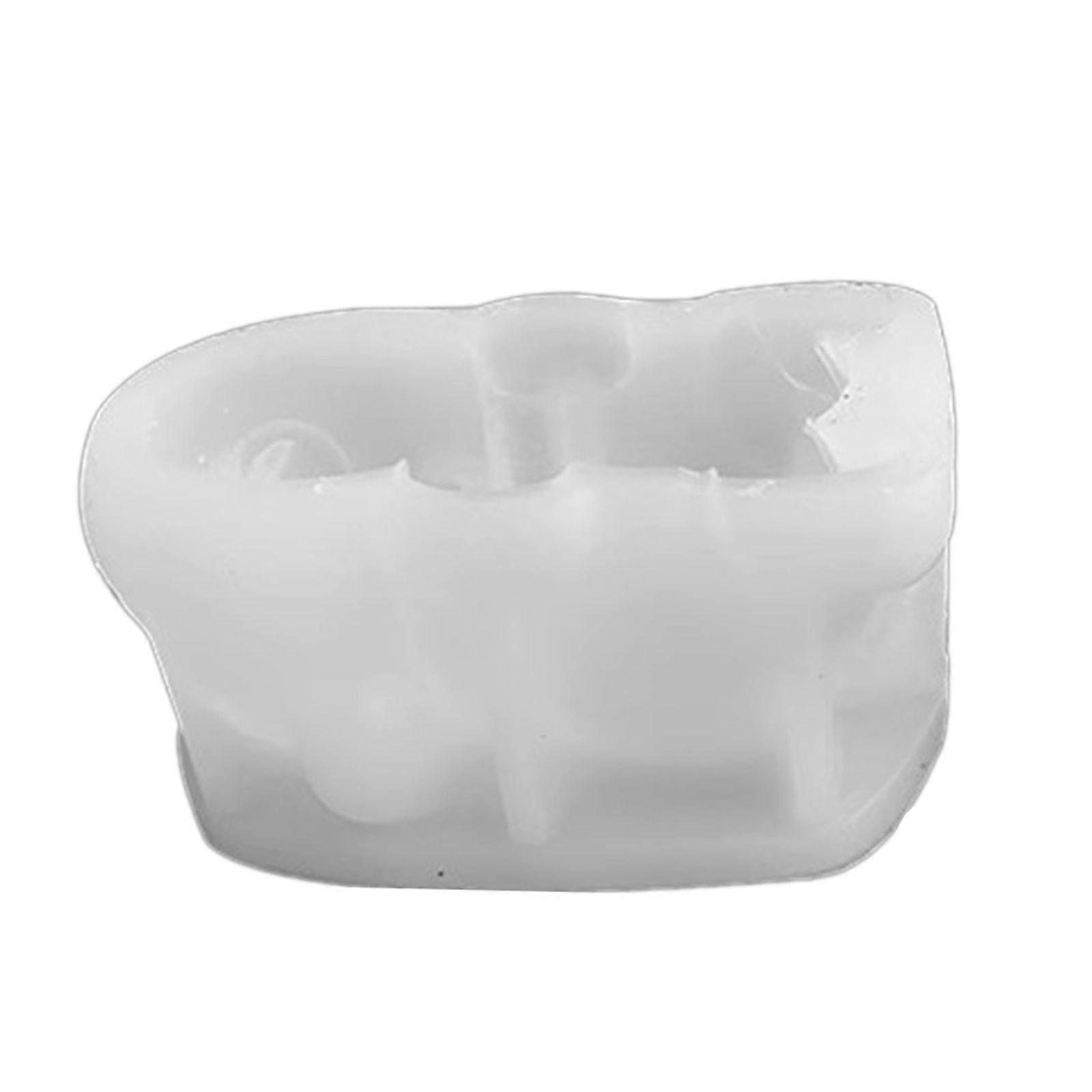 Lebensmittelechte Silikonform, einfach zu verwendende Backformen, Schokoladenformen in Form eines schlafenden Pandas, Backwerkzeuge, geeignet zum Backen, mehrfarbig