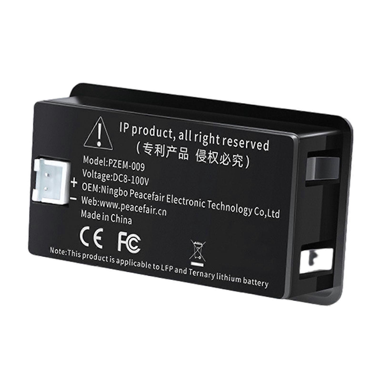 Voltage Voltmeter Monitor with Waterproof Function Battery Capacity Display Battery Capacity Monitor for Acid Batteries  orange