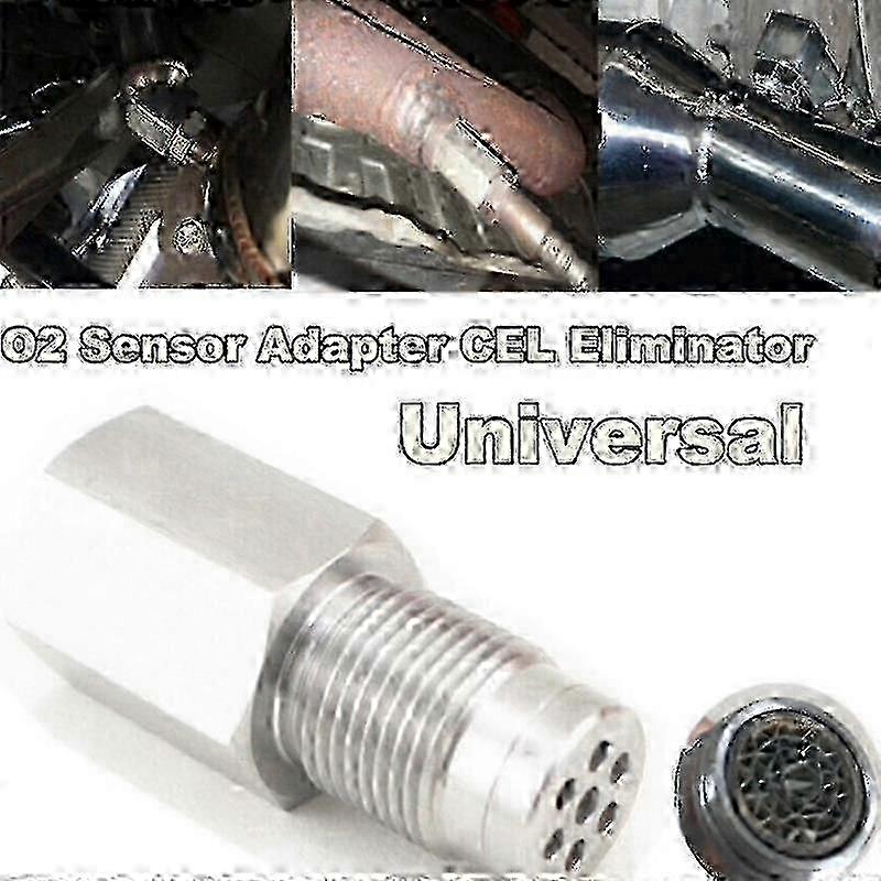 Mini Catalytic Converter With Built-in M18x1.5 Catalytic Converter 304 Stainless Steel 6*2.5*2.5cm O2 Sensor-2025
