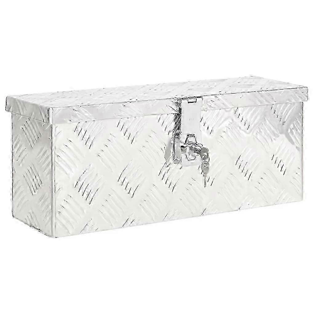 Aluminum Storage Box for Tools and Accessories, Rust-Resistant Design, Compact Size 19.7'x5.9'x8.1'