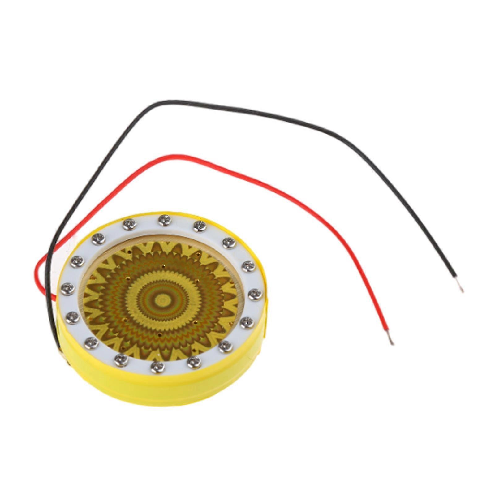 34 mm Diameter Microphone Large Diaphragm Cartridge Core Capsule for Studio Use 48V Working Voltage Mic Cartridge Core  Yellow