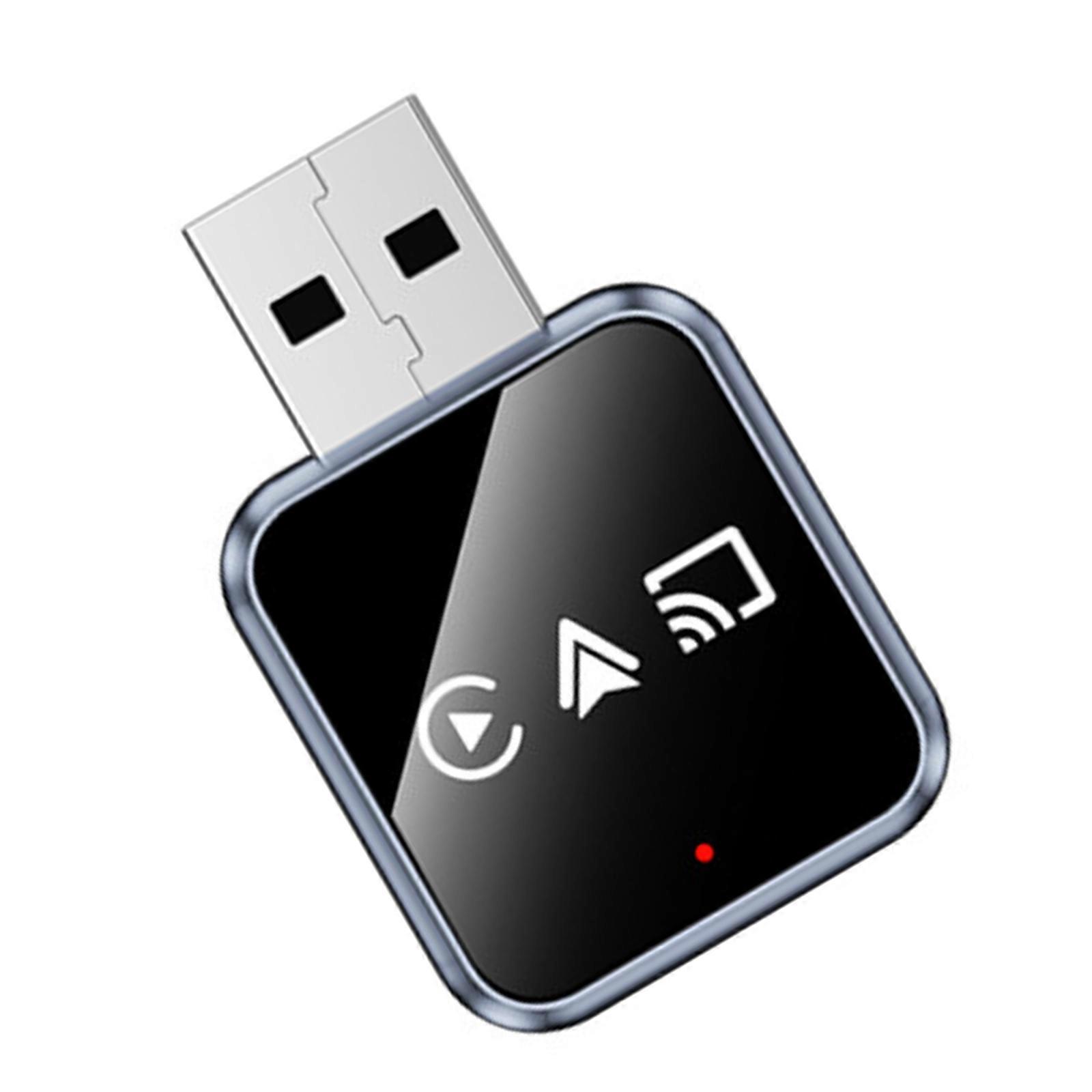 3 In 1 Wireless Mirror Link Auto USB Dongle Adapter Corded To Wireless Dongle Bluetooth-compatible for Smartphone Multicolor