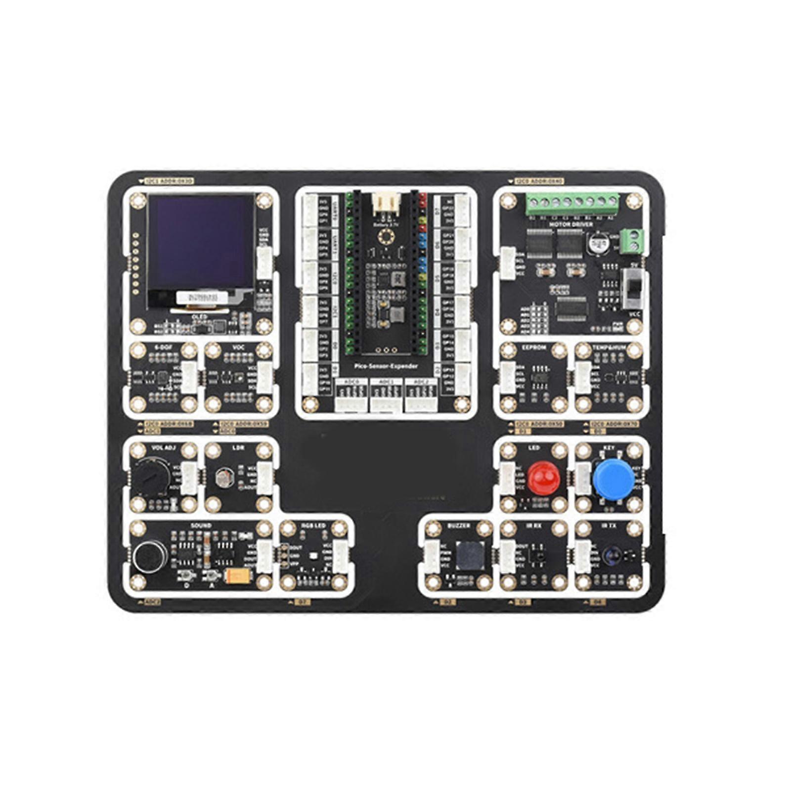 Entry-Level Sensor Kit Including Expansion Board And 15 Common Module All in One Design Programming Expansion Board Multicolor