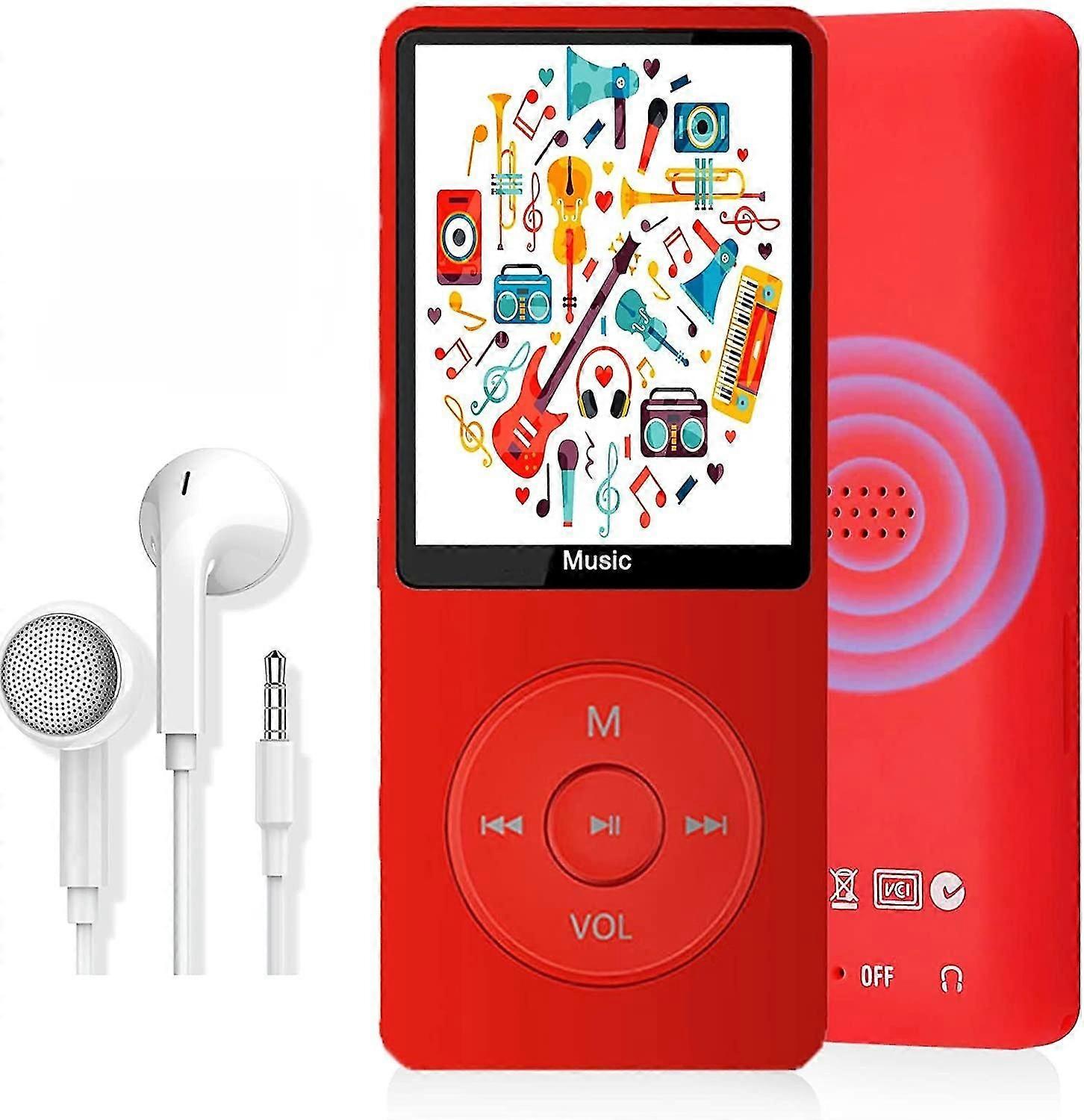 مشغل Mp3 مع مكبرات صوت مدمجة لتشغيل الفيديو (8 جيجابايت أخضر)