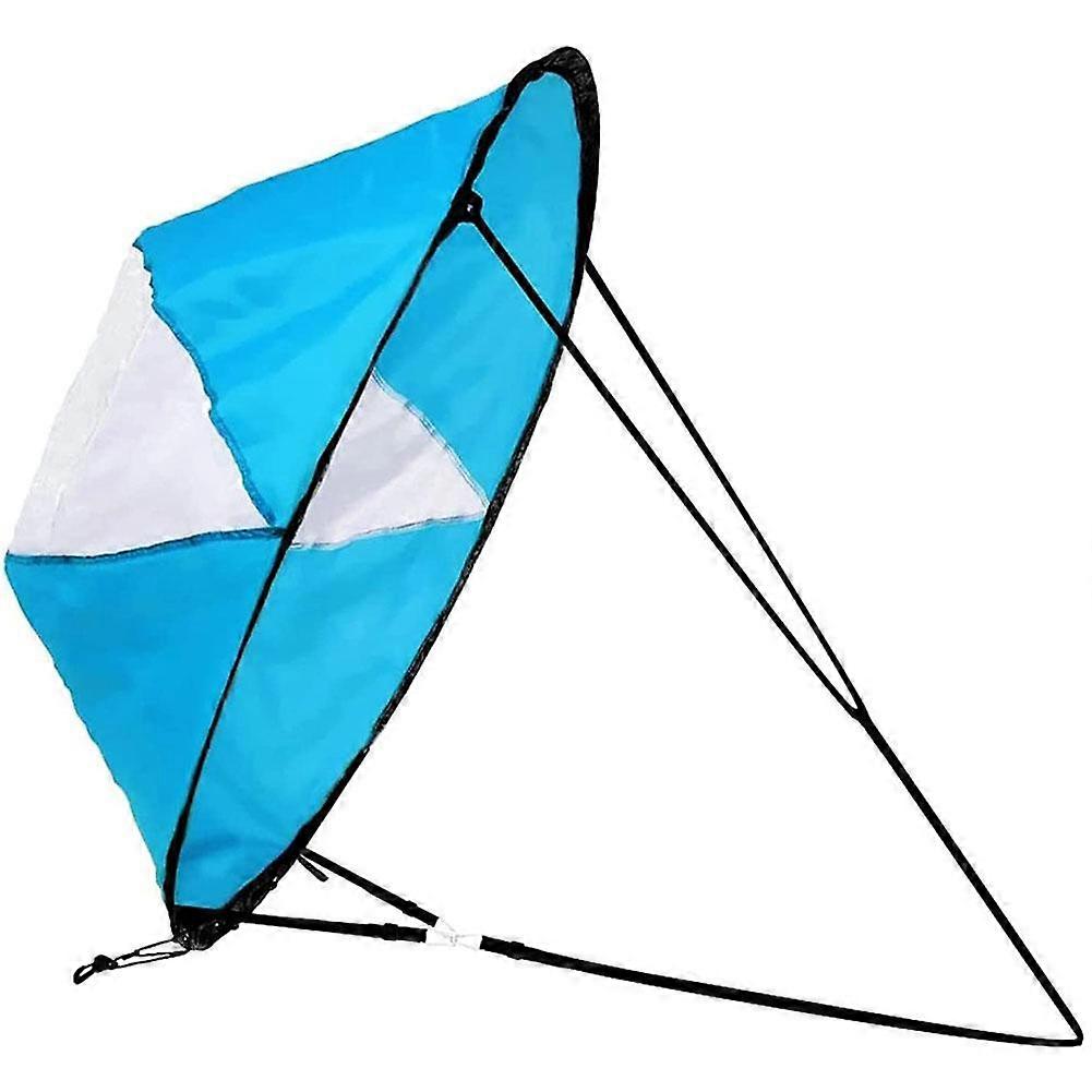 1PCS Kayak downwind paddle Inflatable canoe boat drift sails with clear window boat folding thruster fittings