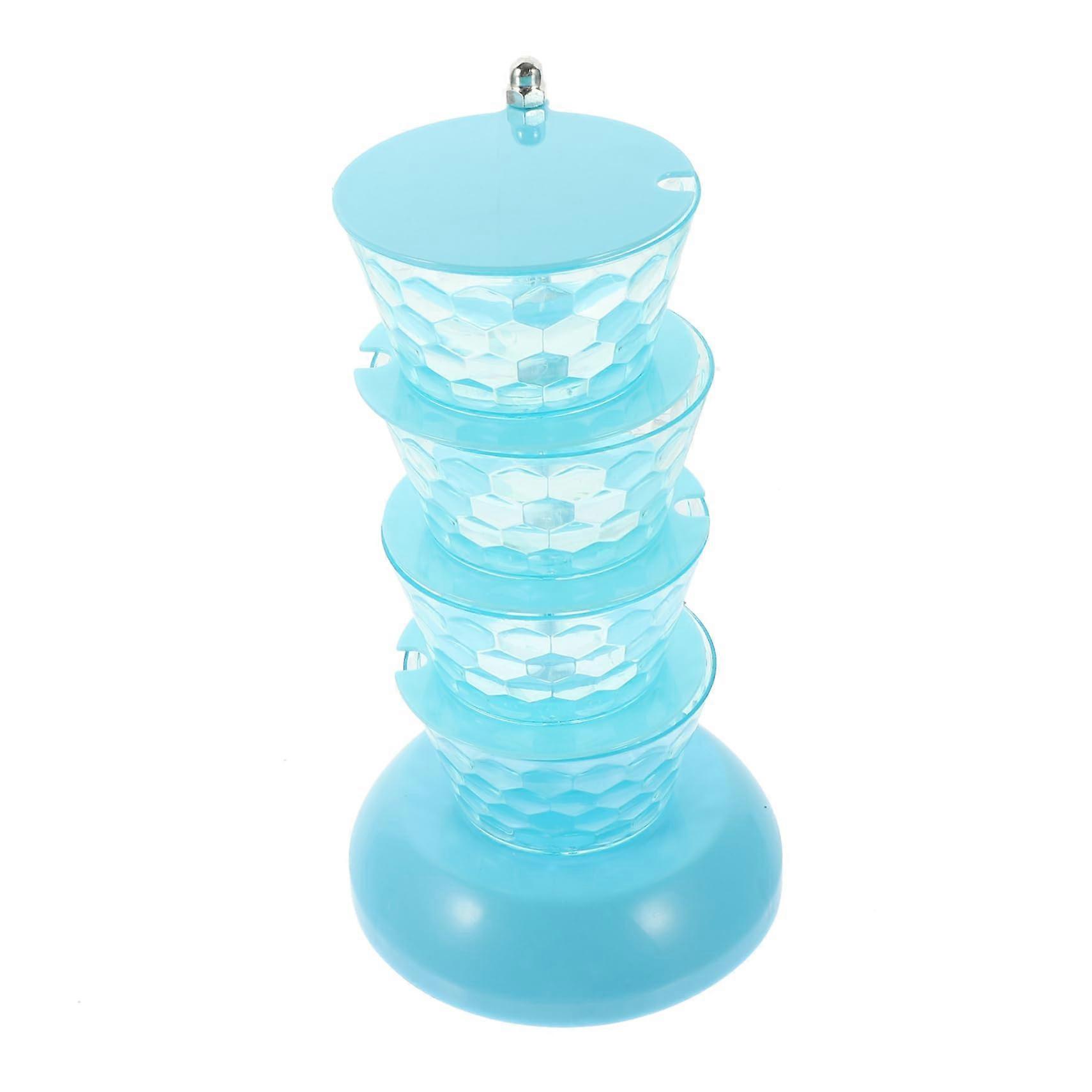 Spice Rack Organizer with 360° Rotation, Clear MultiLayer Countertop Storage for Kitchen