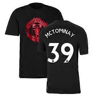 Man Utd 2021-2022 Tee (Black) (McTOMINAY 39)