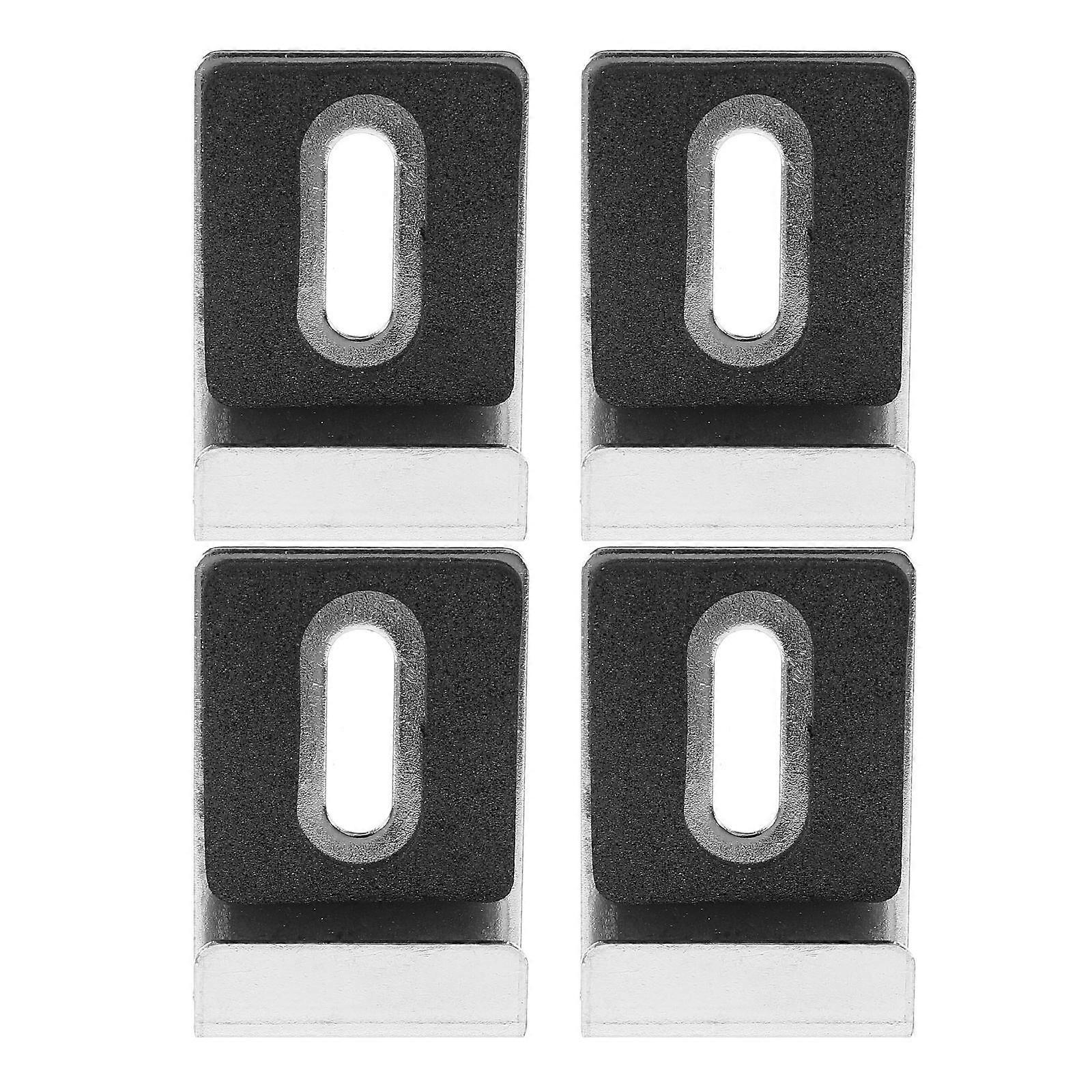 4pcs Mirror Clips Wall Mounting Mirror Holder Clips Frameless Mirror Retainer Clips