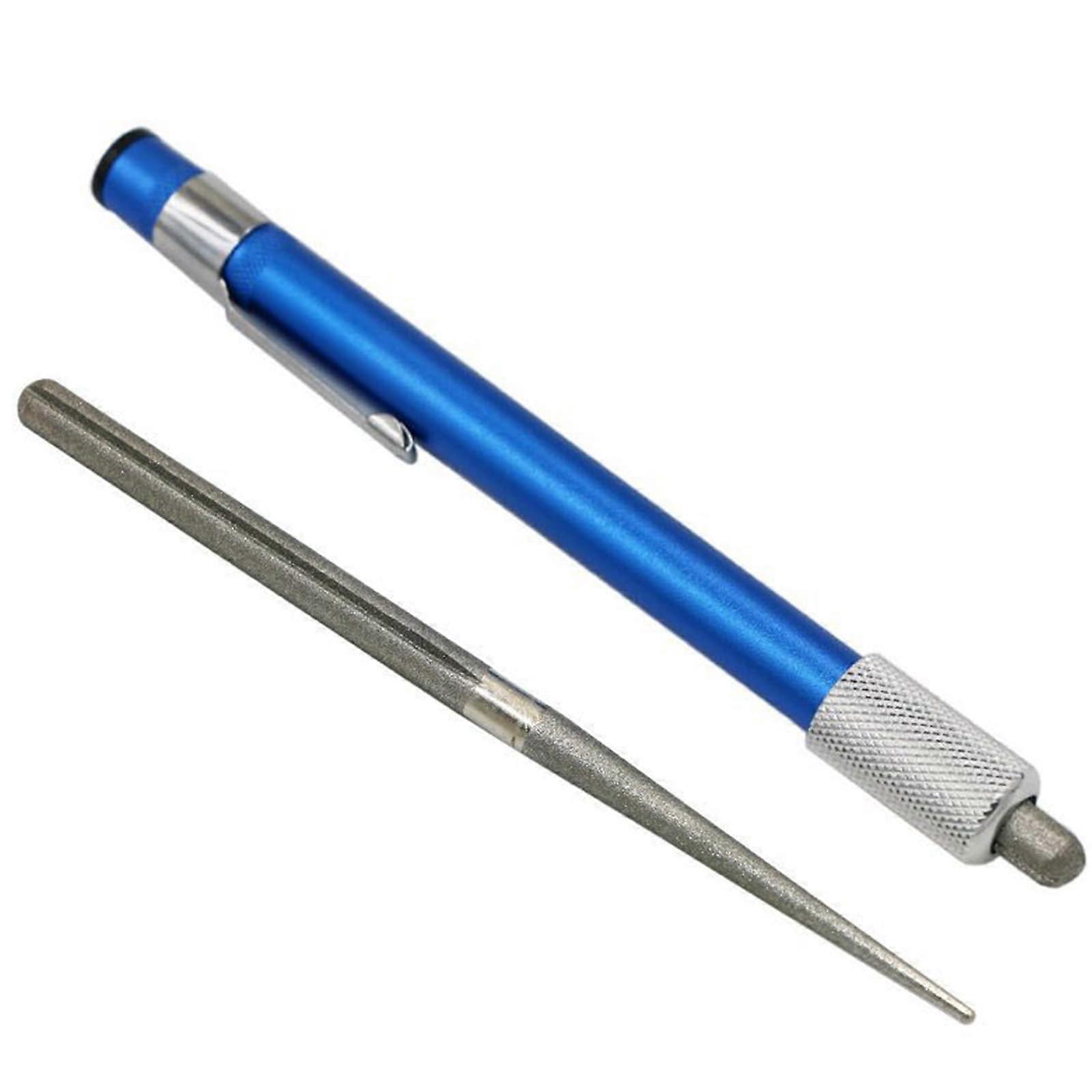 Fishing Hook Sharpener with Dual Tip Diamond Coated Surface, Compact PenStyle for Hooks and Knives