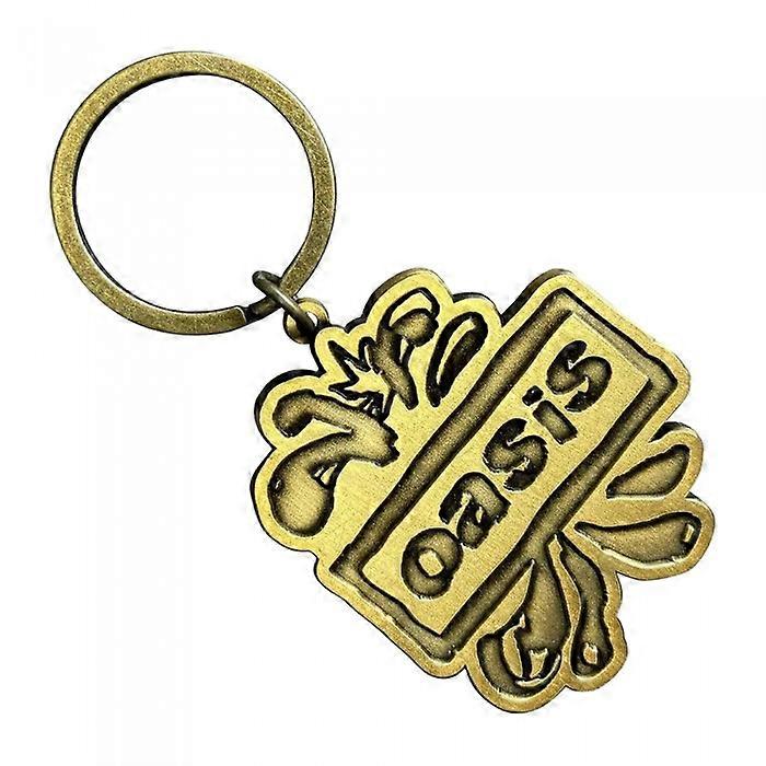 Porte-clés logo Oasis doré