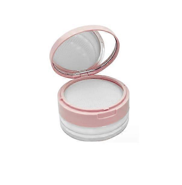 Loose Powder Container with Puff and Elastic Mesh Sifter, 20ml Travel Size LeakProof Makeup Powder Case