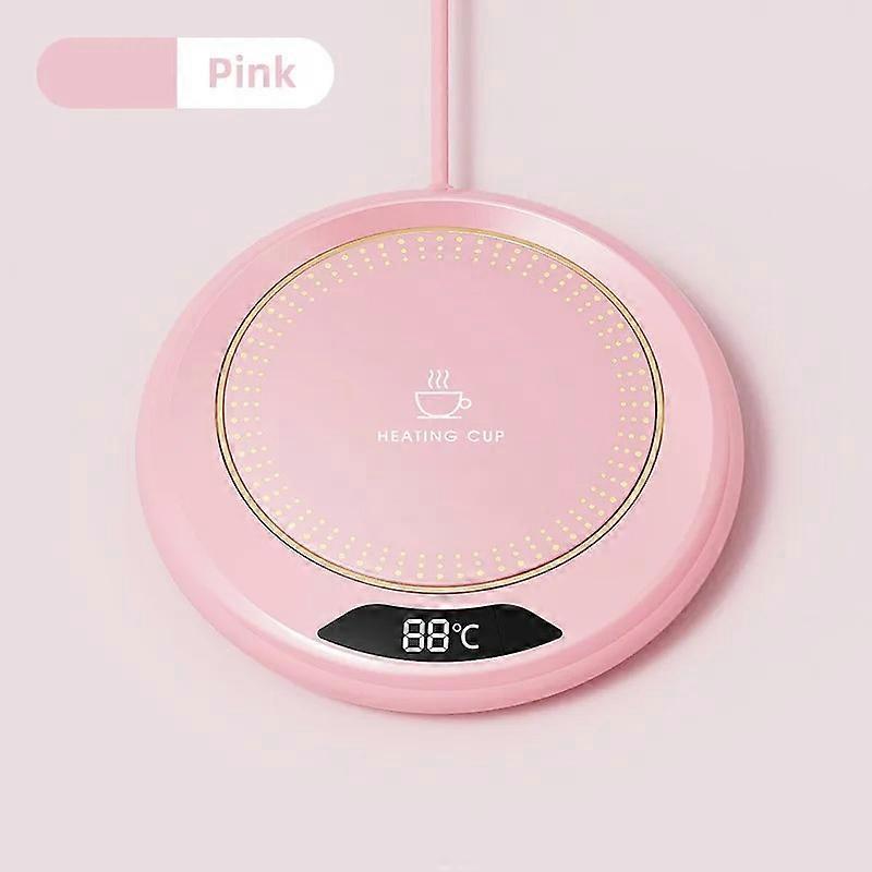 1PC USB Thermostatic Heating Coaster - 3-Speed Adjustment, 55℃ Constant Temperature for Home Office
