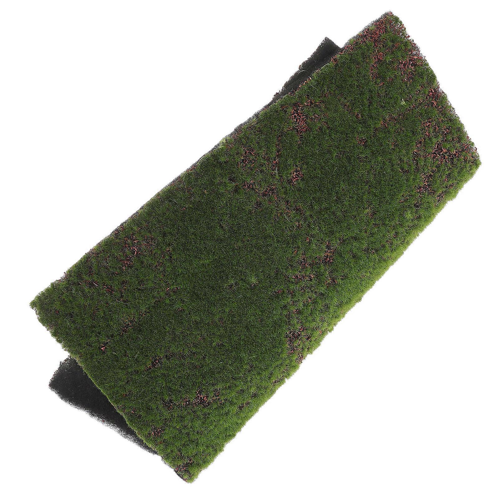 Indoor and Outdoor Decorative Artificial Moss Mat Simulation Green