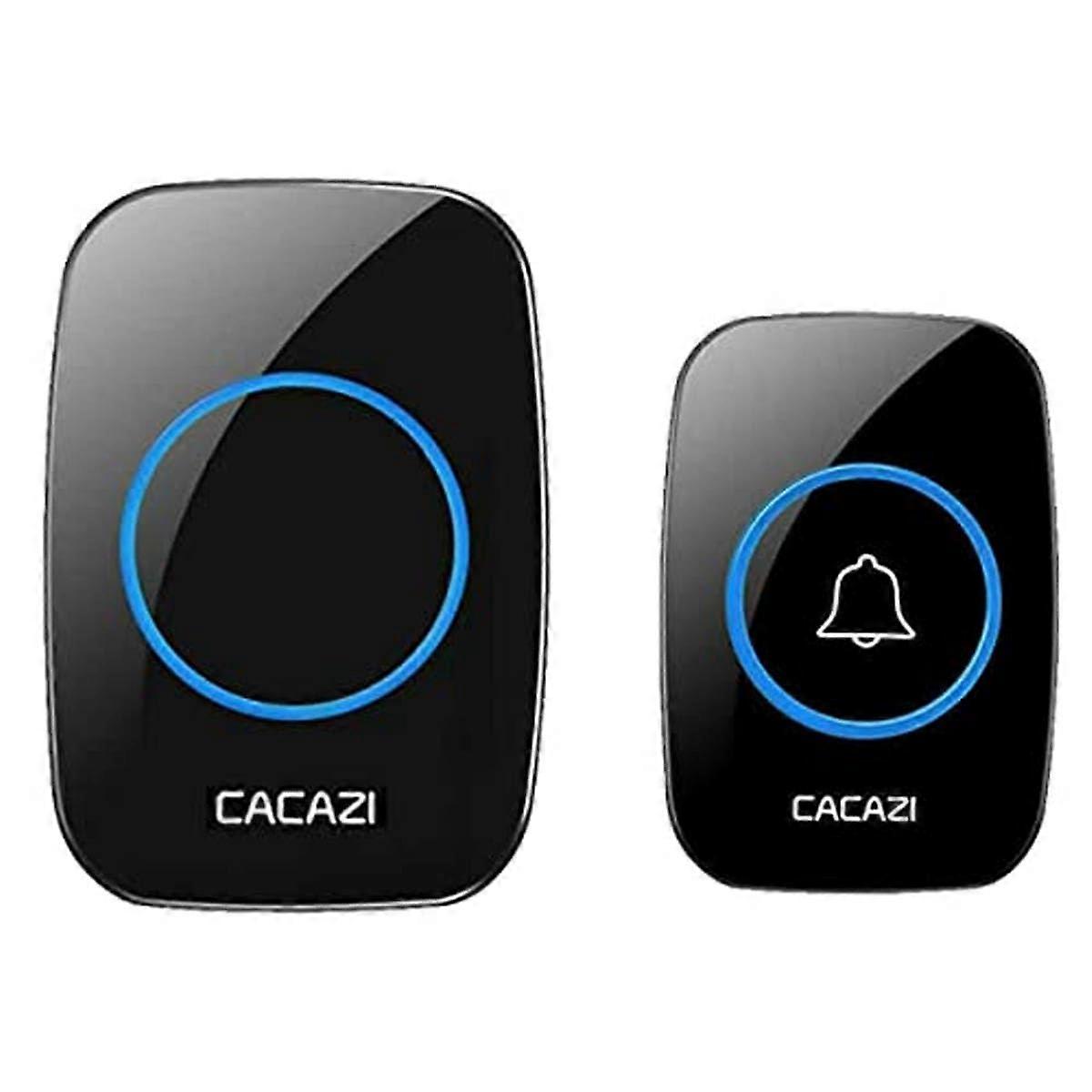 Wireless Doorbell 1000Ft Long Range Waterproof with 58 Chimes Adjustable Volume and LED Indicator