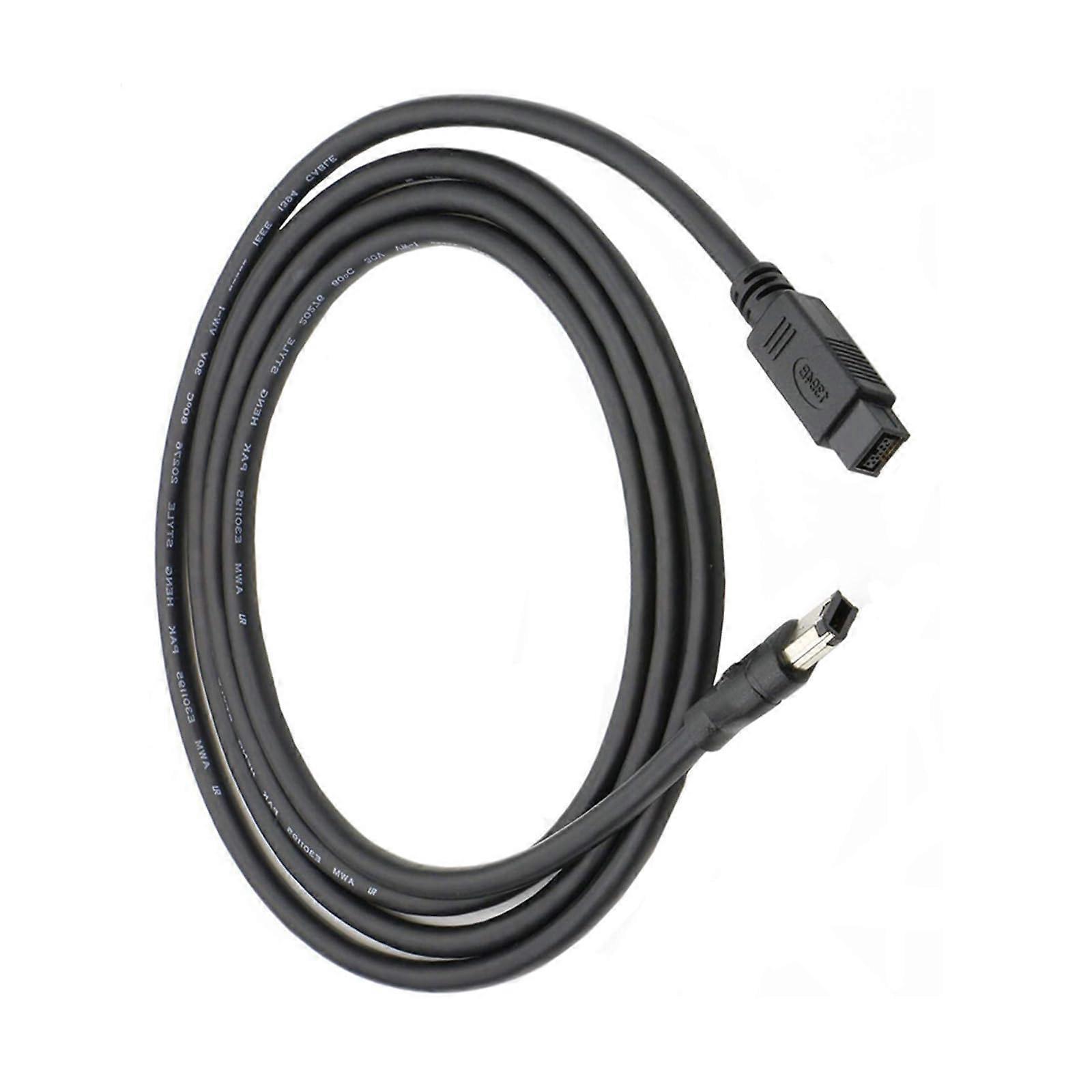FireWire Cable 6 Pin To 9 Pin Adapter Cable For Printer Scanner And External Hard Drive