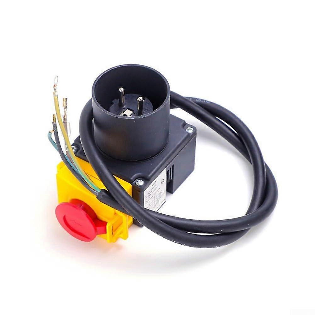 Wood Splitter Switch IP54 Waterproof 250V Electromagnetic with 16A Socket for Log Cutting Machine