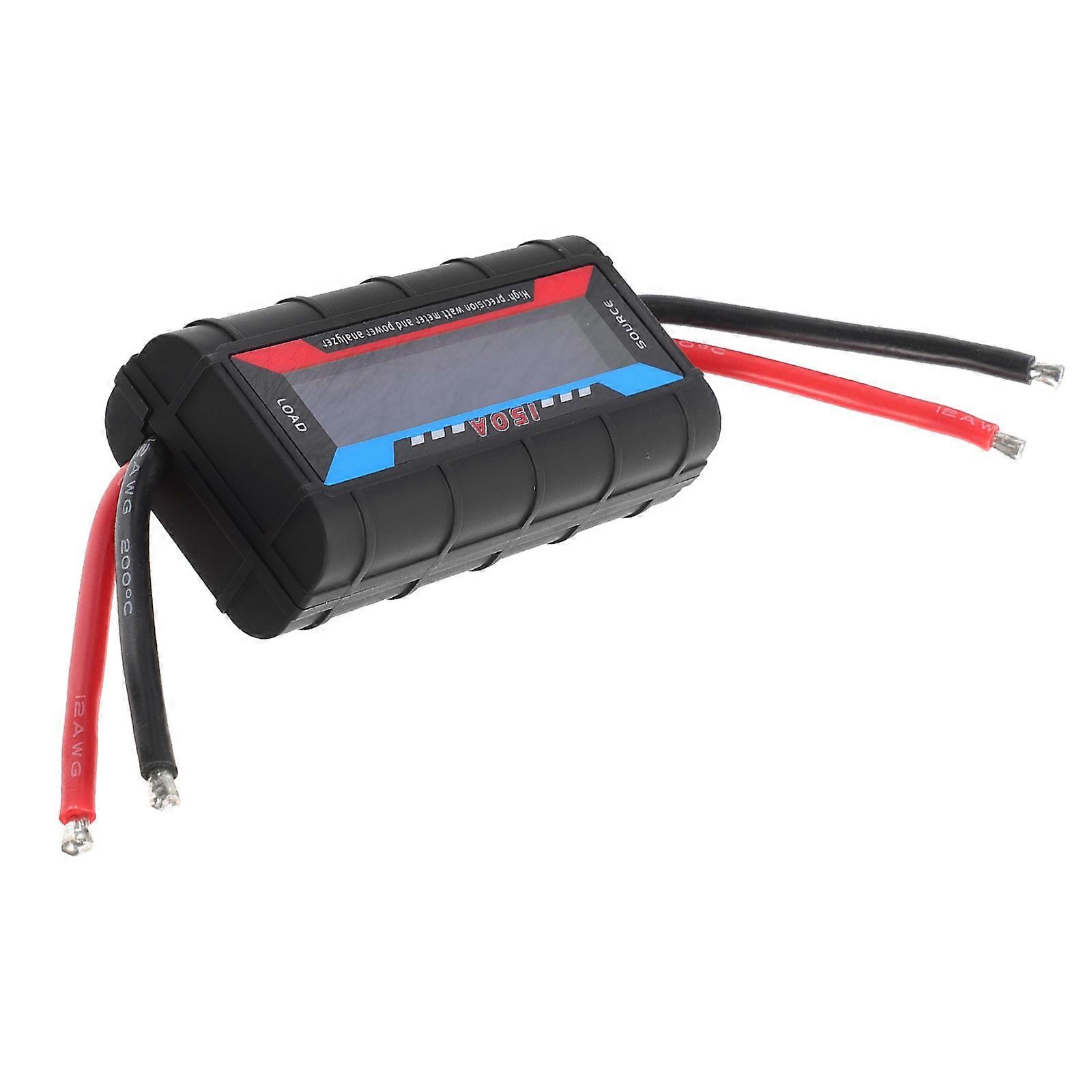 Plastic Watt Meter Power Meter for Current Testing 5Pcs Amps Device