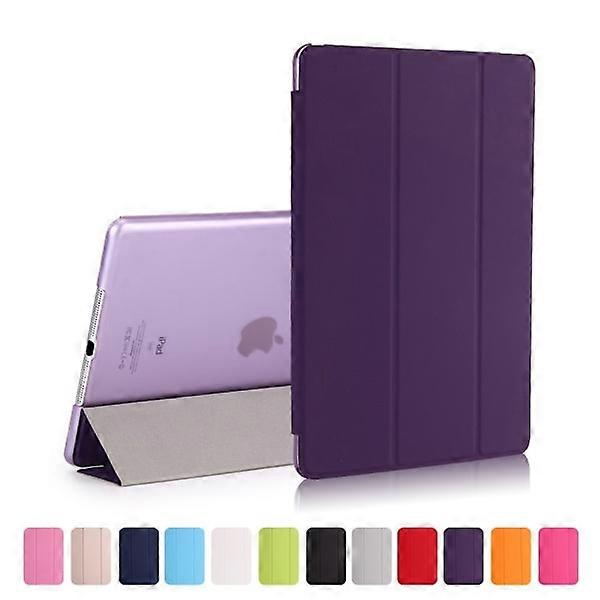 Compatible with iPad 9.7" 5/6 Tri-Fold Case - Purple Purple