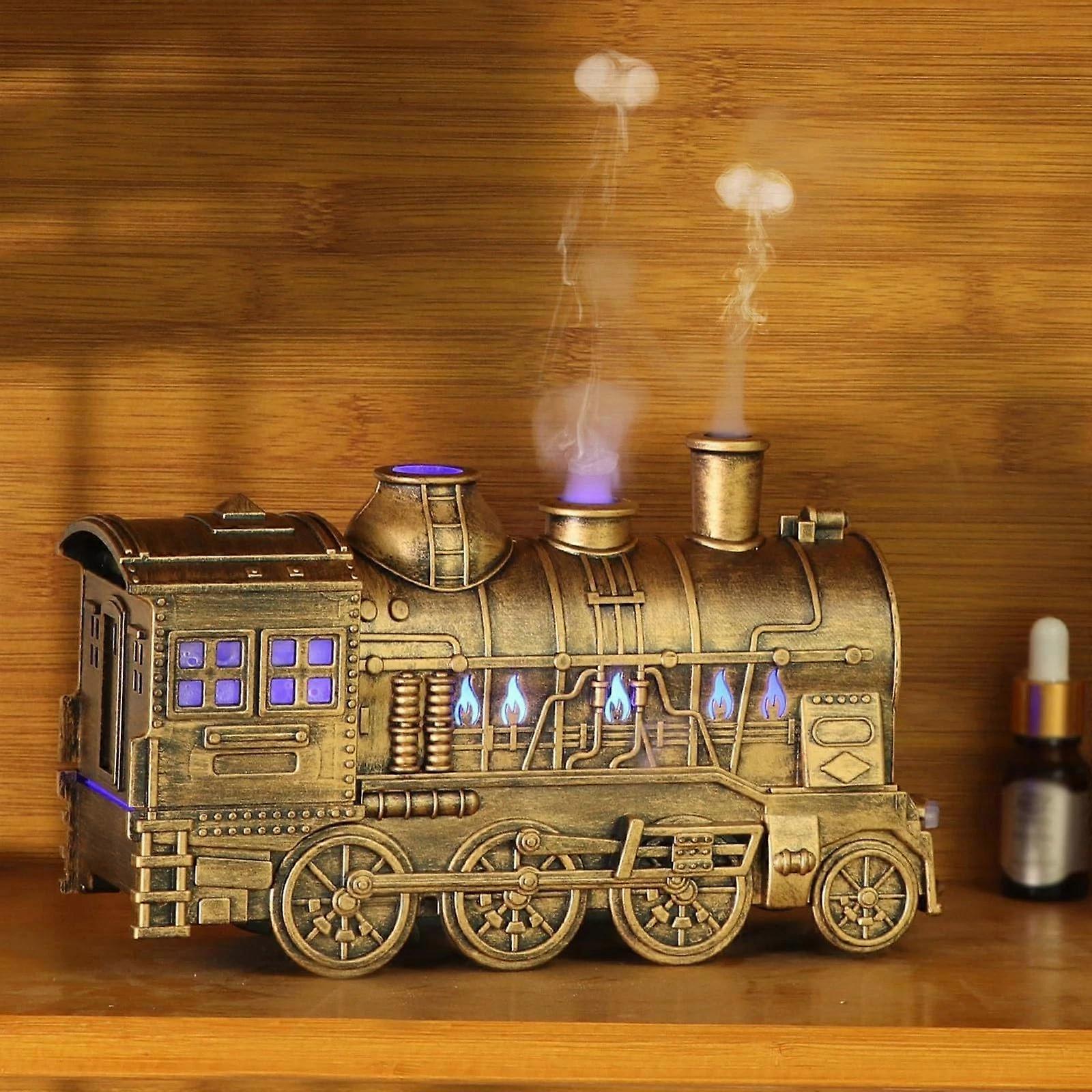 300ml Cool Mist Humidifier and Essential Oil Diffuser with Remote, Dual Mist Modes, 8H Timer, Gold