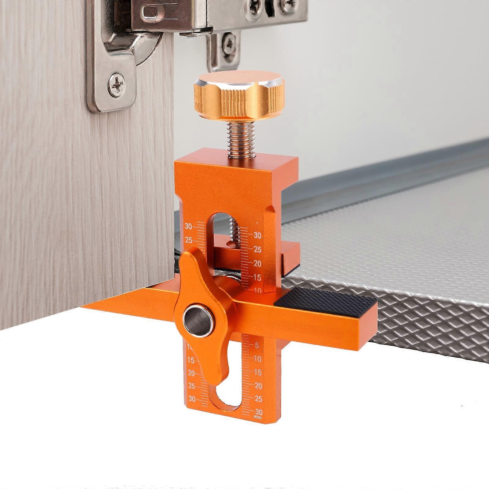 Adjustable Aluminum Alloy Cabinet Door Mounting Jig for Precision Alignment and Quick Installation