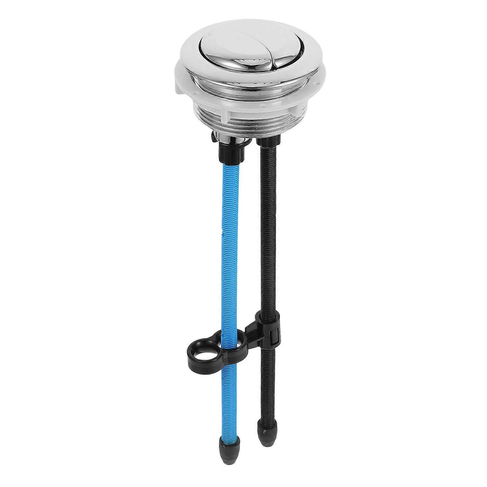 Push Button for Toilet Silver ABS Dual Flushing Toilet Part