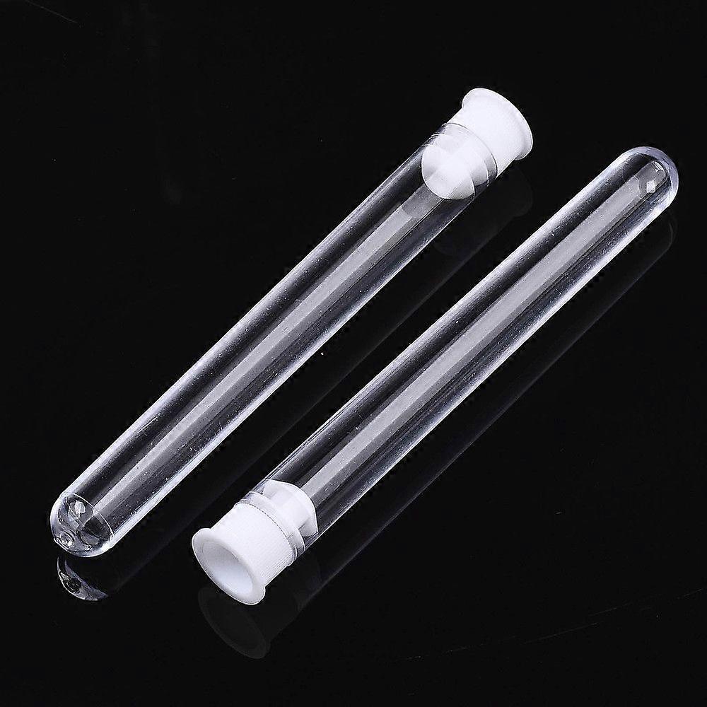 Clear Tube Plastic Bead Containers with Lid Clear 102.5x13mm