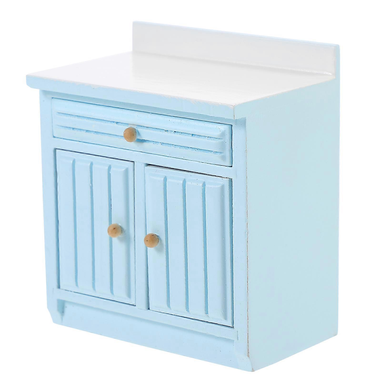 Mini Kitchen Cooking Table Cooking Table Model for Decoration 1Pcs