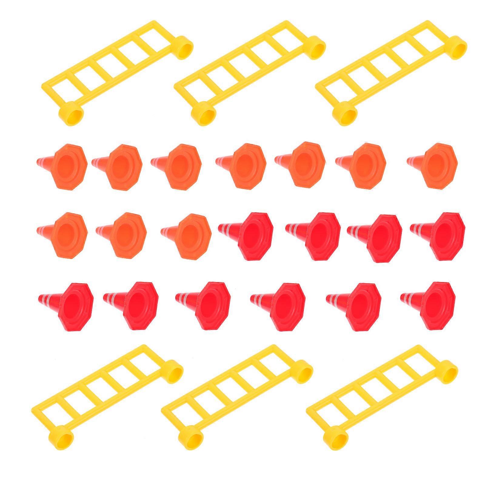 Traffic Identification Kids DIY Traffic Cones Road Construction Props