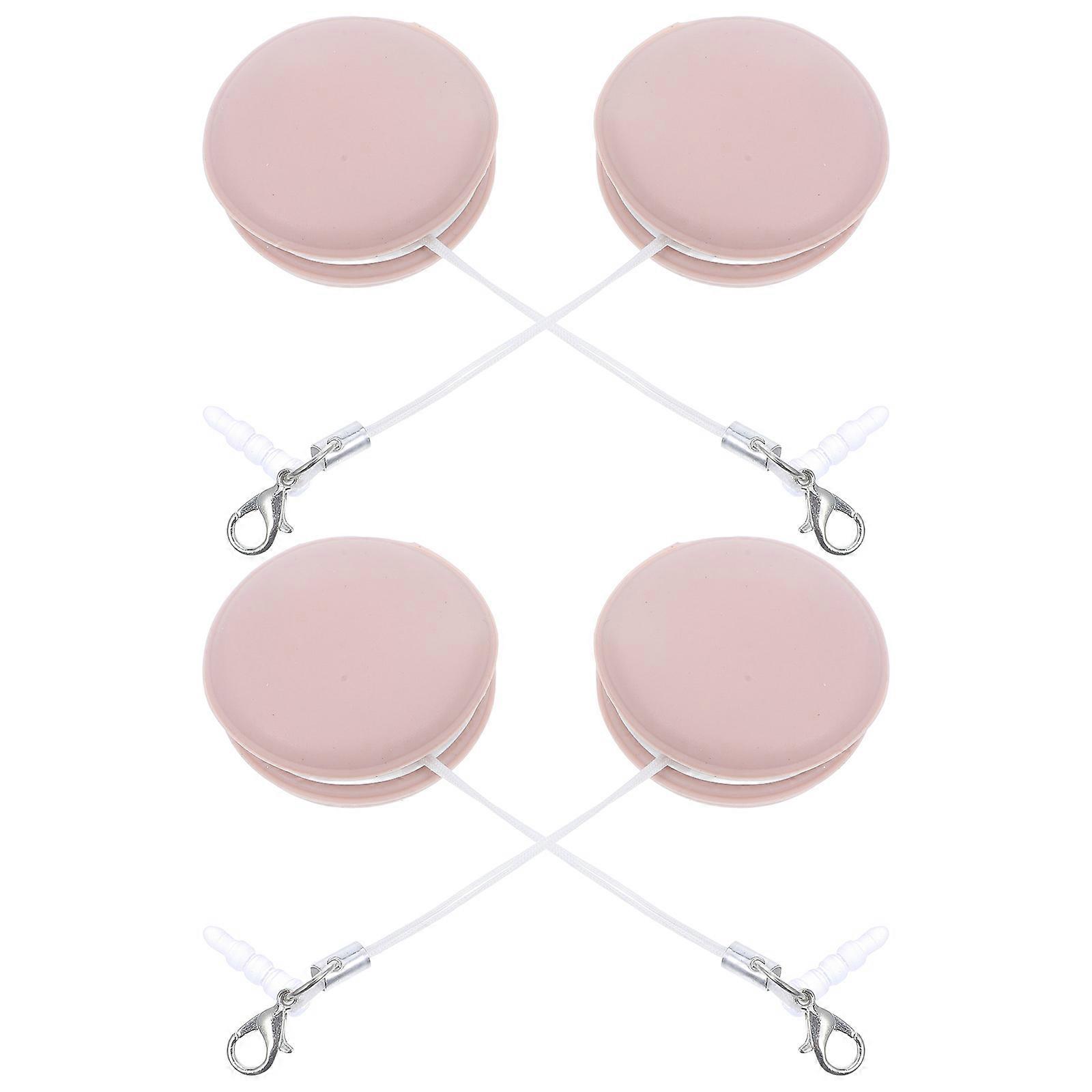 Screen Cleaner Phone Macaron Shape for Cleaning 4Pcs PP Silicone Cloth