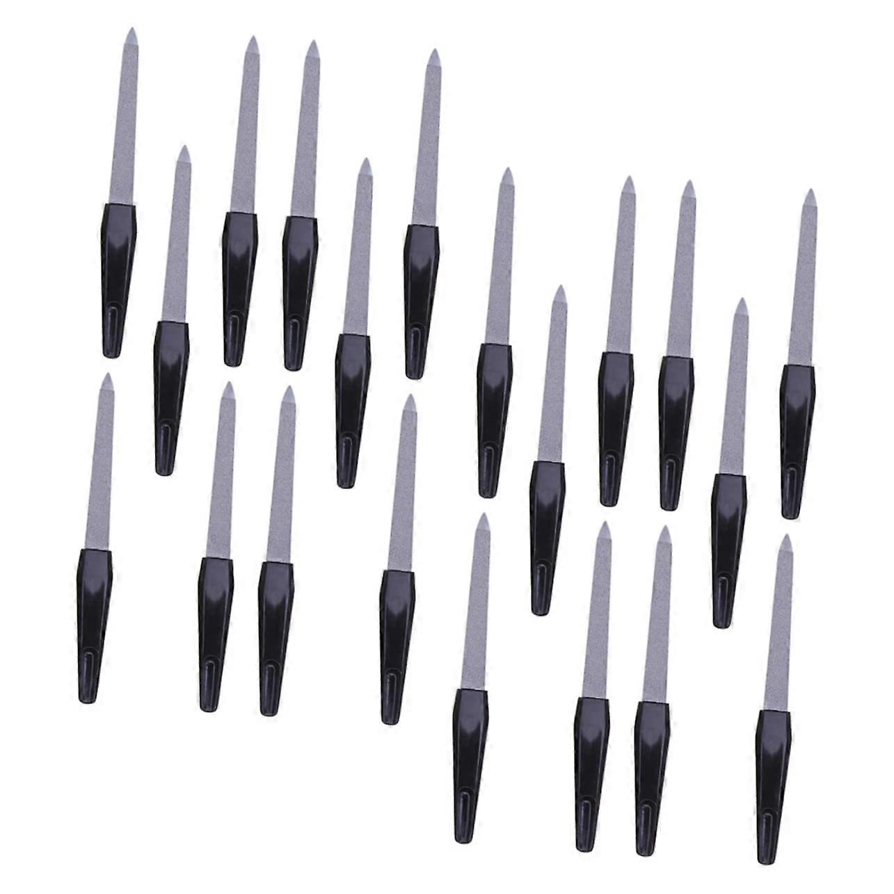 20pcs DoubleSided Nail File Buffer for Shaping and Polishing Manicure Tools