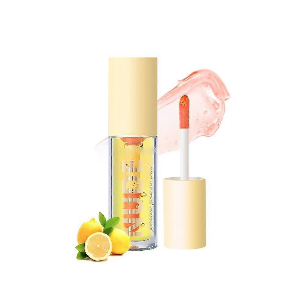 Lip Plumping Gloss with Magic ColorChanging Effect, Pheromone Infused Moisturizing Lip Balm 03 Lemon