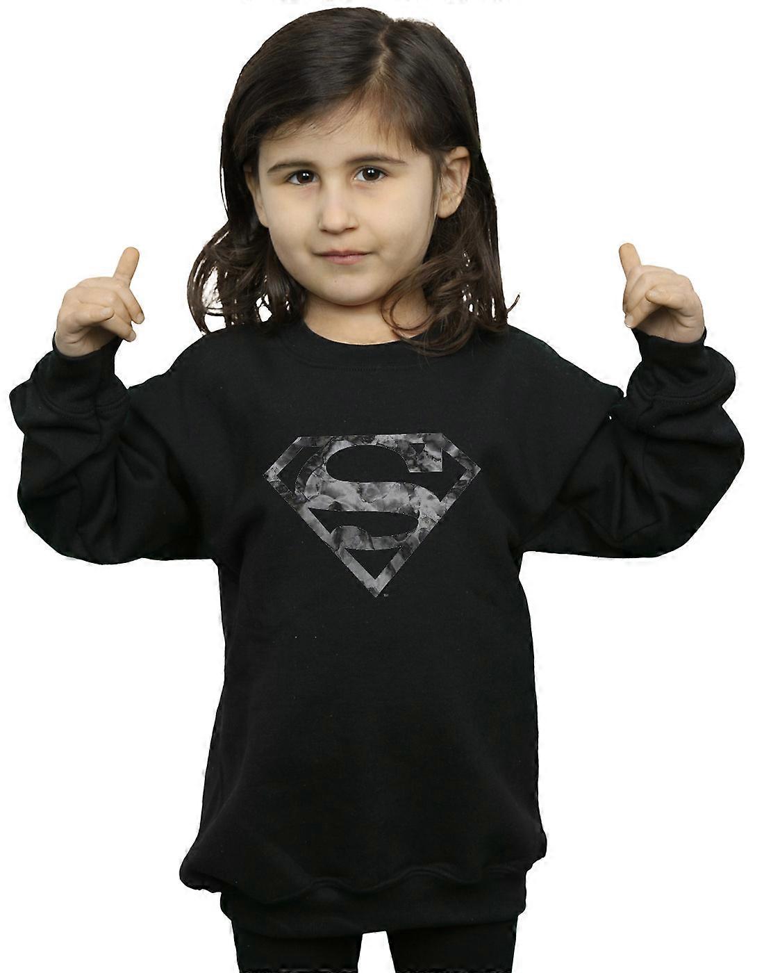 DC Comics meninas Superman Logo mármore moletom
