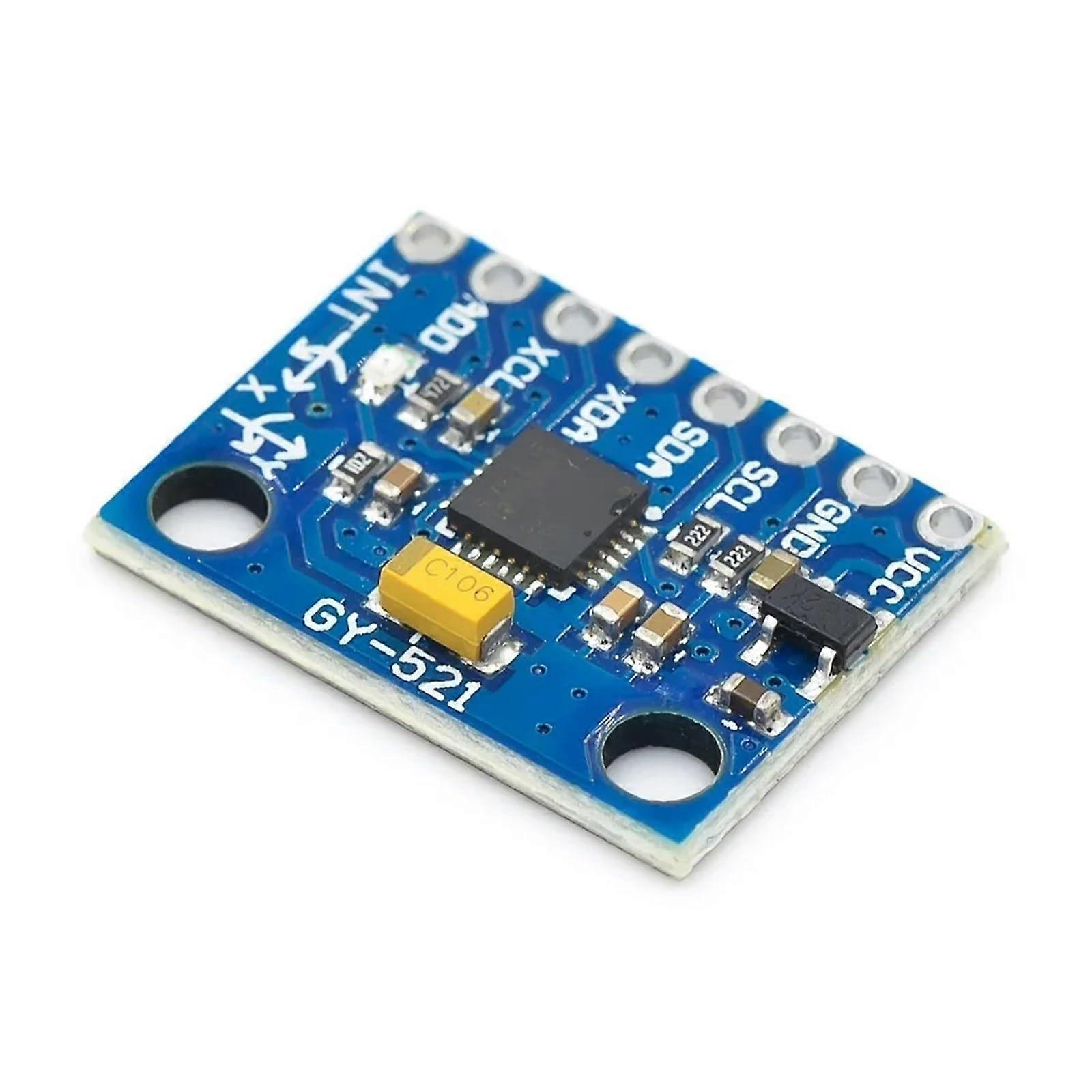 GY521 MPU6050 6Axis Accelerometer Gyroscope Module I2C Precision Motion Tracking for Arduino Quadcopter 35V (1pcs)