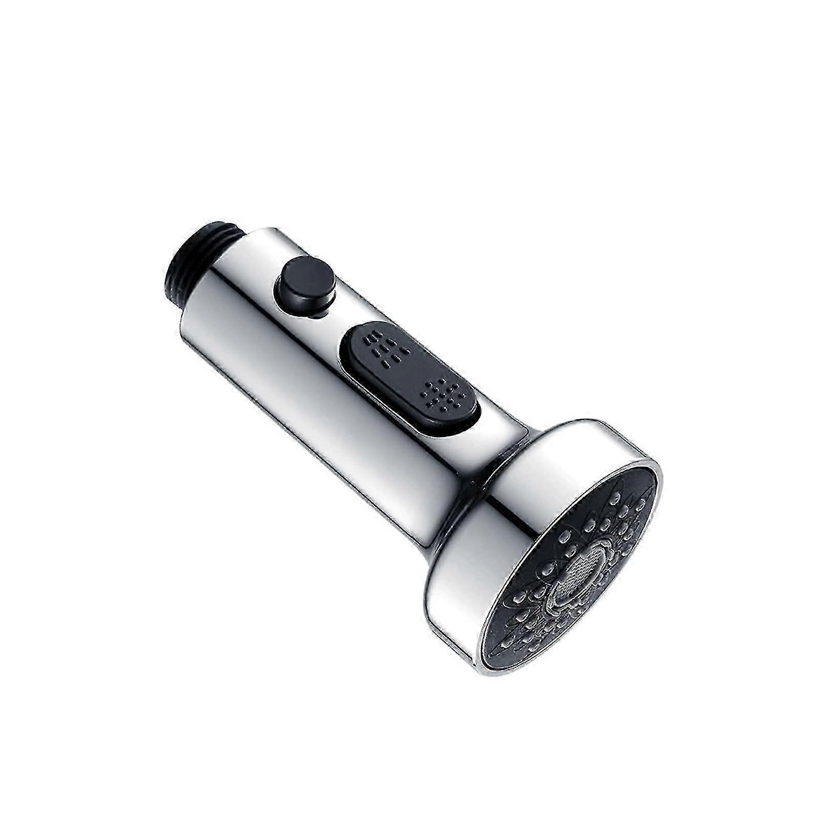 2026 Suitable Pull Out Kitchen Tap Hose Faucet Spray Kitchen Nozzle Replacement 3-functions Pull Down Kitchen Sink Spray Head Nozzle (chrome)